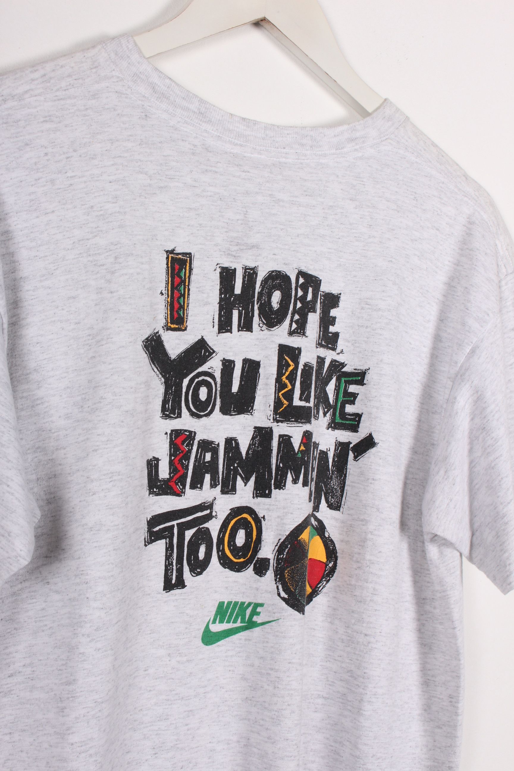 Nike 90's Nike Bob Marley Michael Jordan We Jammin T-Shirt Size US L / EU 52-54 / 3 - 5 Thumbnail