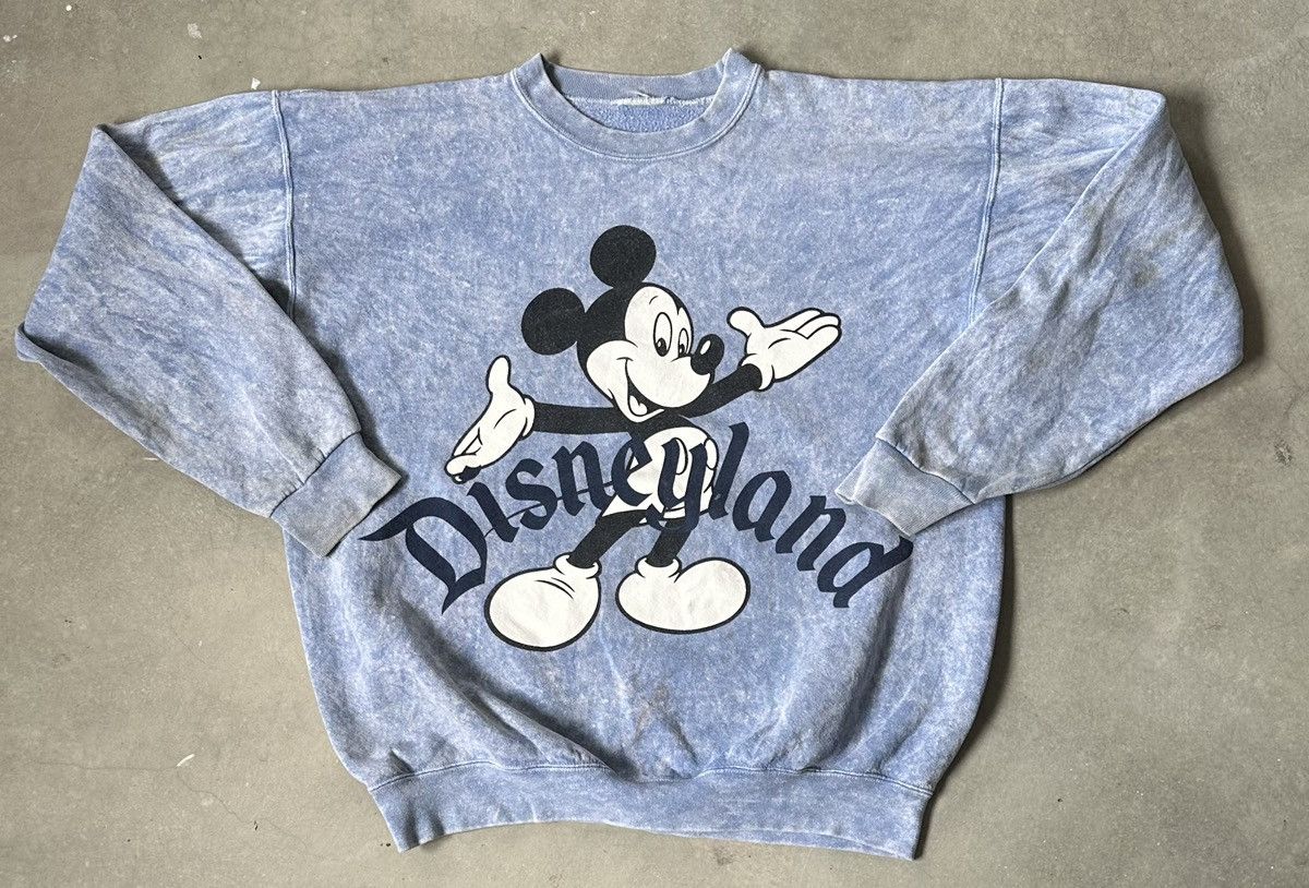 Mickey Mouse VINTAGE MICKEY MOUSE DISNEYLAND ACID WASH SWEATSHIRT Size US L / EU 52-54 / 3 - 1 Thumbnail