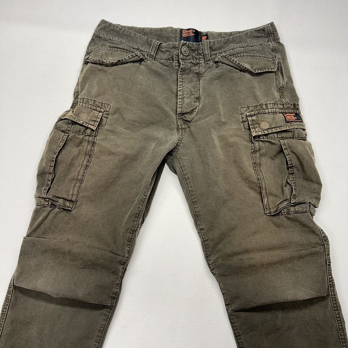 Superdry Superdry Cargo Pants Green Pocket Core Tactical Utility Work Size US 30 / EU 46 - 4 Thumbnail
