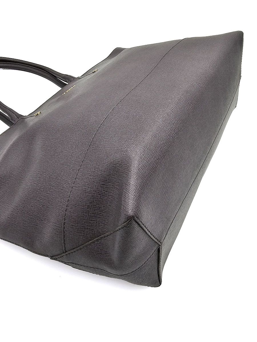 Furla Furla Melissa Gray Leather Shopper Tote Size ONE SIZE - 8 Thumbnail