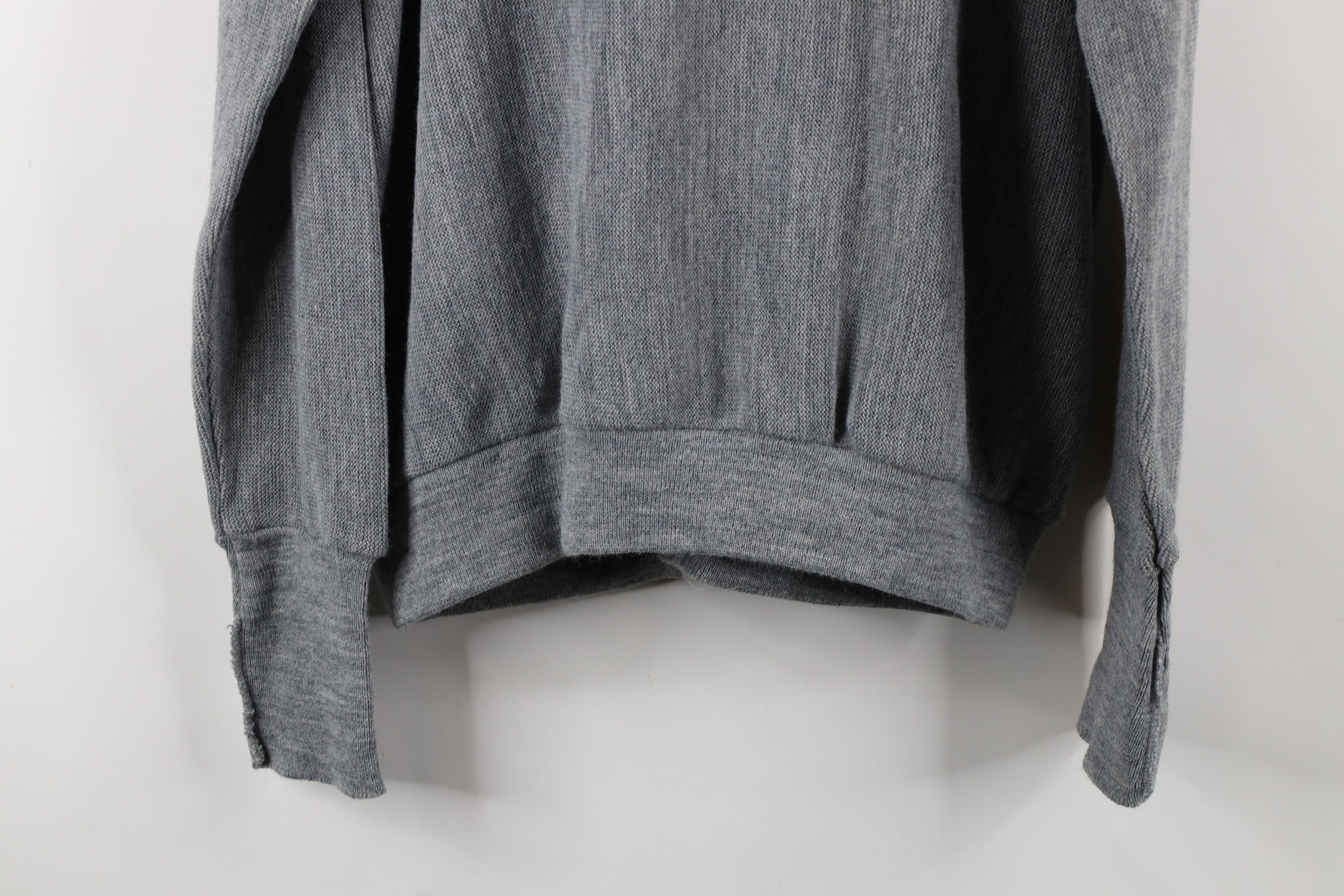 Vintage Vintage 90s Streetwear Cardigan Sweater Heather Gray USA Size US XL / EU 56 / 4 - 10 Thumbnail