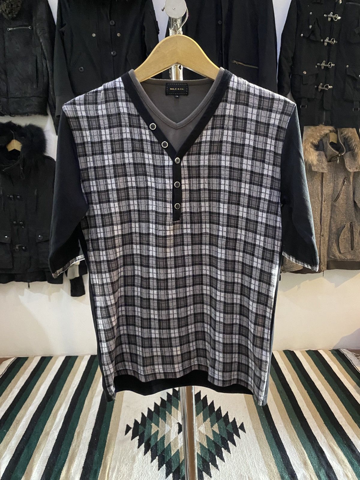 Beauty Beast Japanese Male&co Tartan Tee Shirt Size US M / EU 48-50 / 2 - 1 Thumbnail