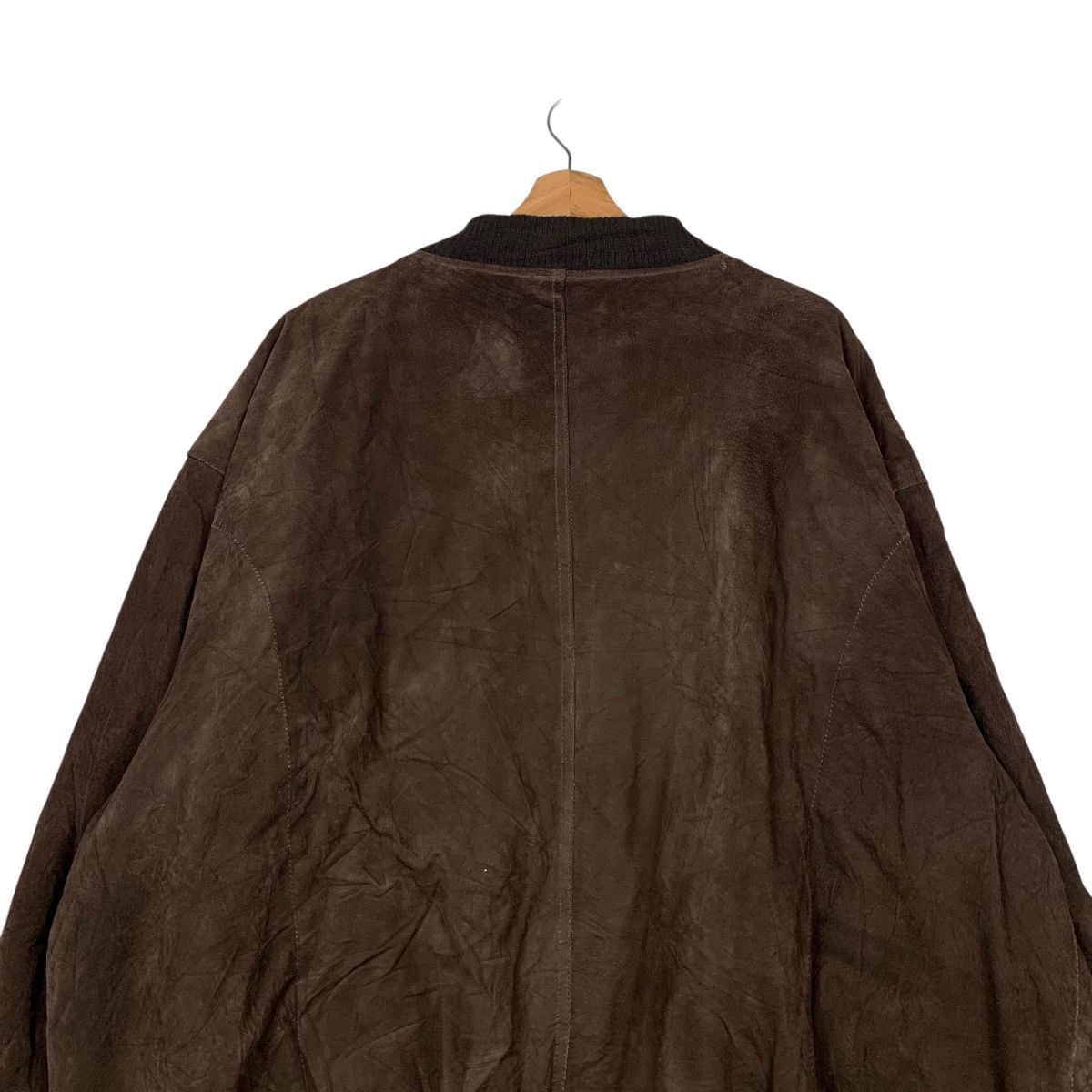 Vintage 90’s RIGO Sportswear Leather Bomber Jacket #2182-C96 Size US XXL / EU 58 / 5 - 8 Thumbnail