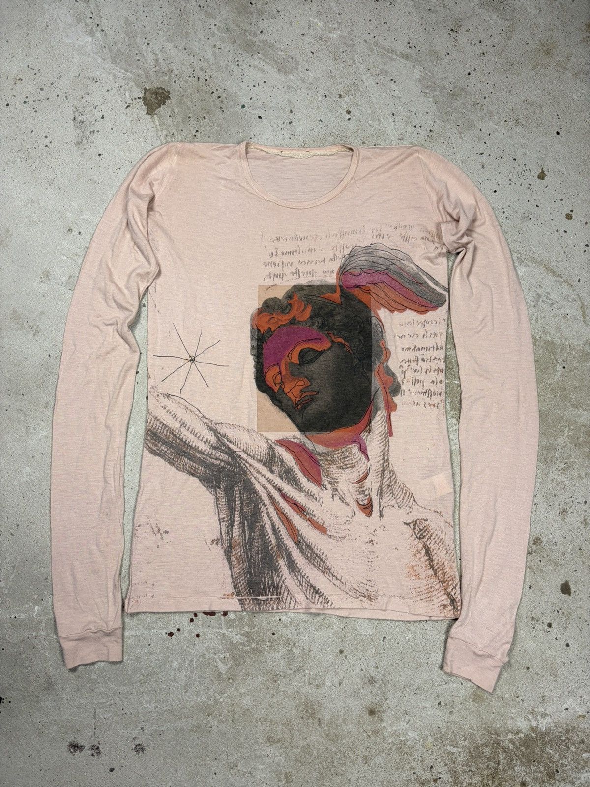 John Galliano Vintage 2000s John Galliano Overprint Abstract Print Tee Size US S / EU 44-46 / 1 - 1 Thumbnail