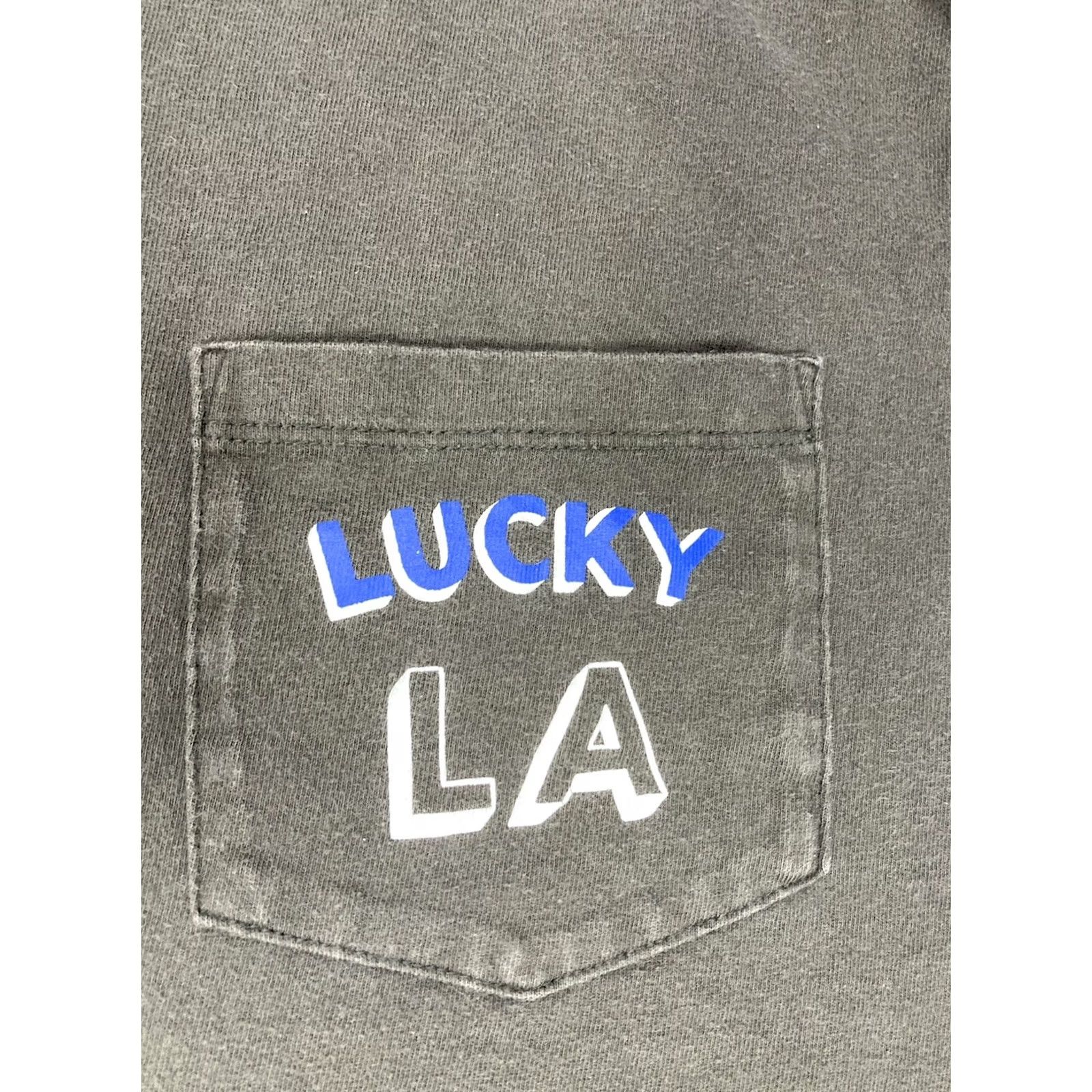 Lucky Brand VINTAGE Lucky Brand Los Angeles Graphic Pocket T-shirt Men XXL Gray Size US XXL / EU 58 / 5 - 4 Thumbnail