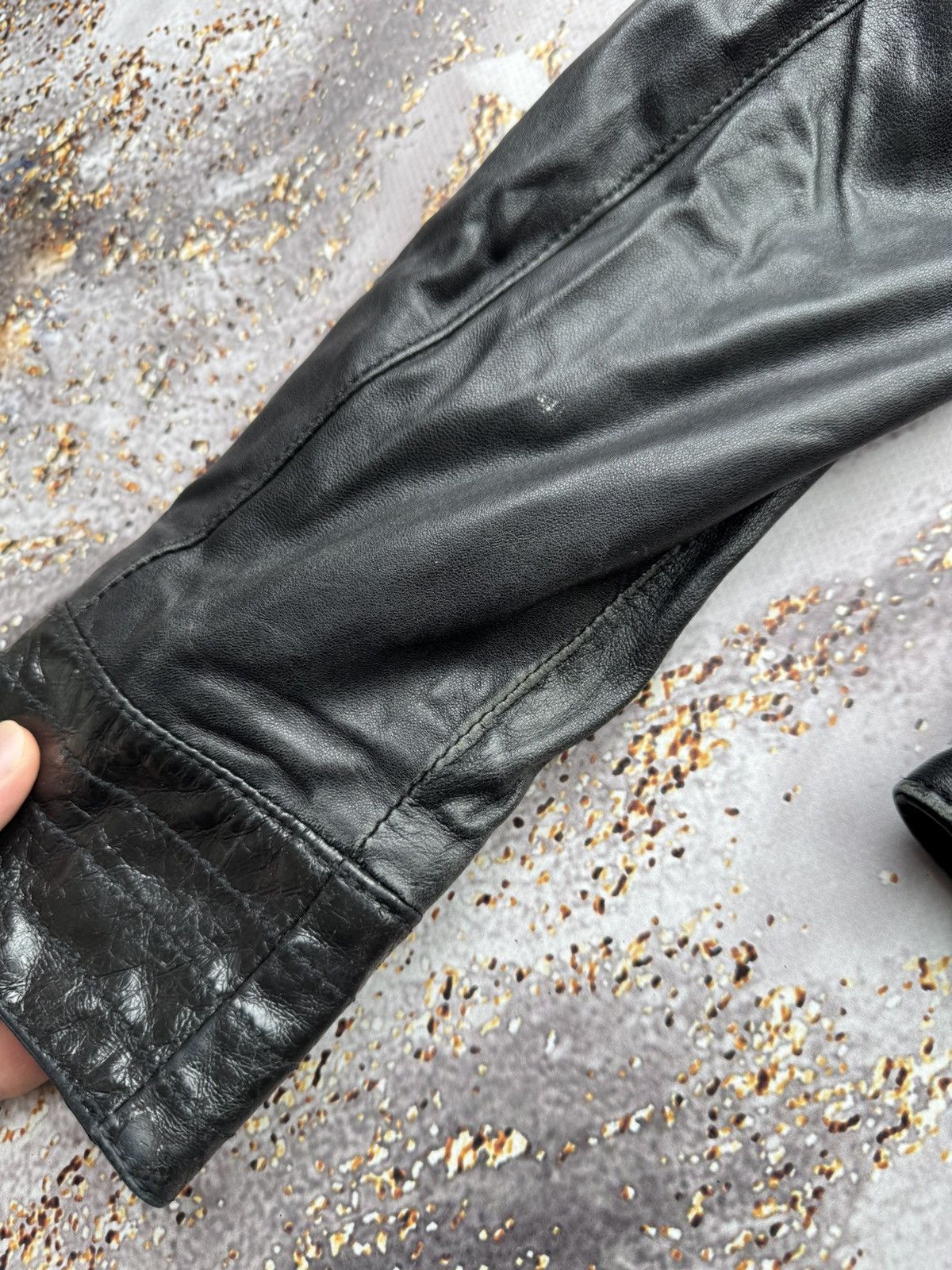 Genuine Leather Miss Sixty Vintage Leather Biker Jacket Size S / US 4 / IT 40 - 13 Thumbnail