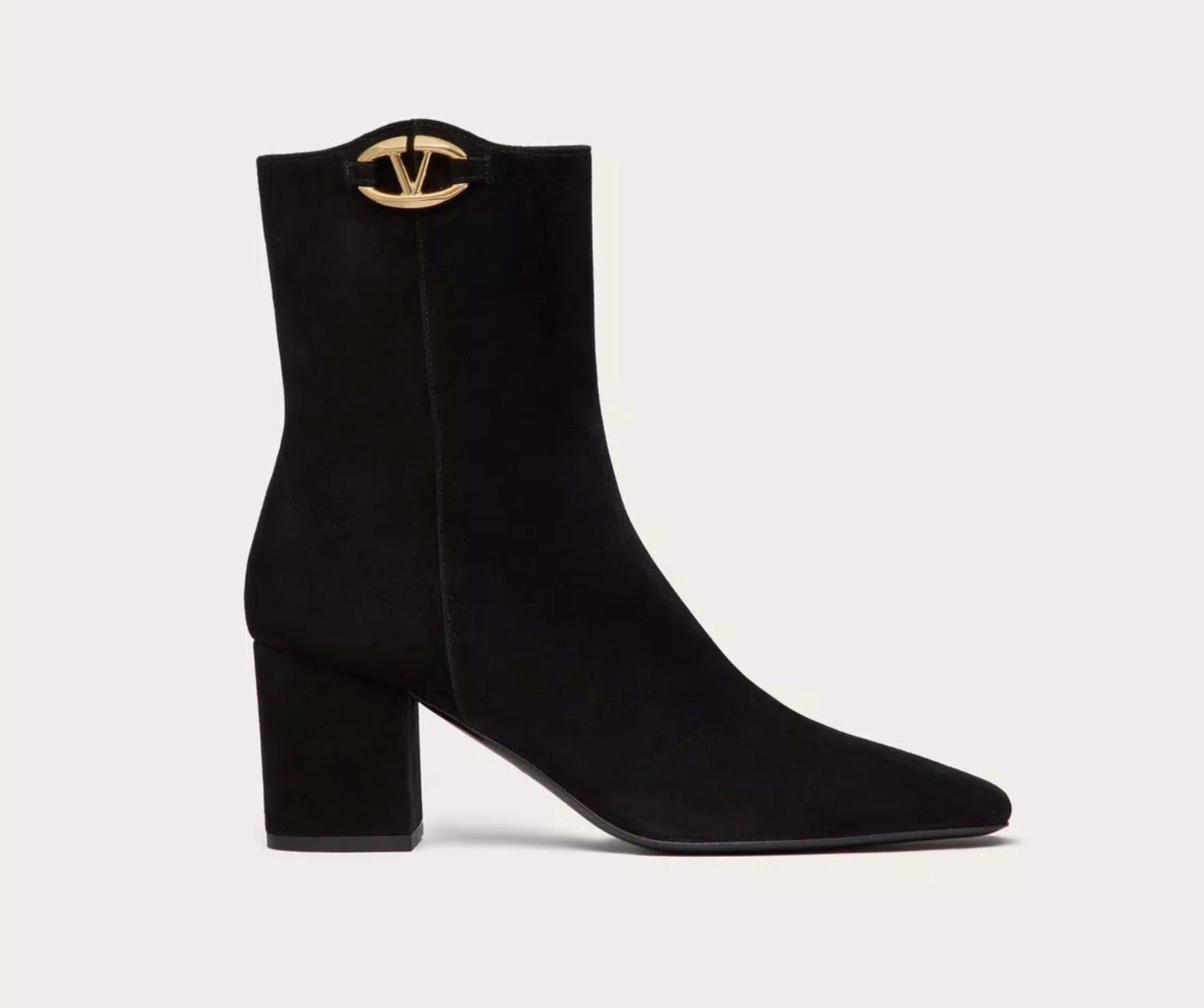 Valentino Valentino VLogo The Bold Edition suede ankle boots SIZE 37.5 Size ONE SIZE - 1 Thumbnail