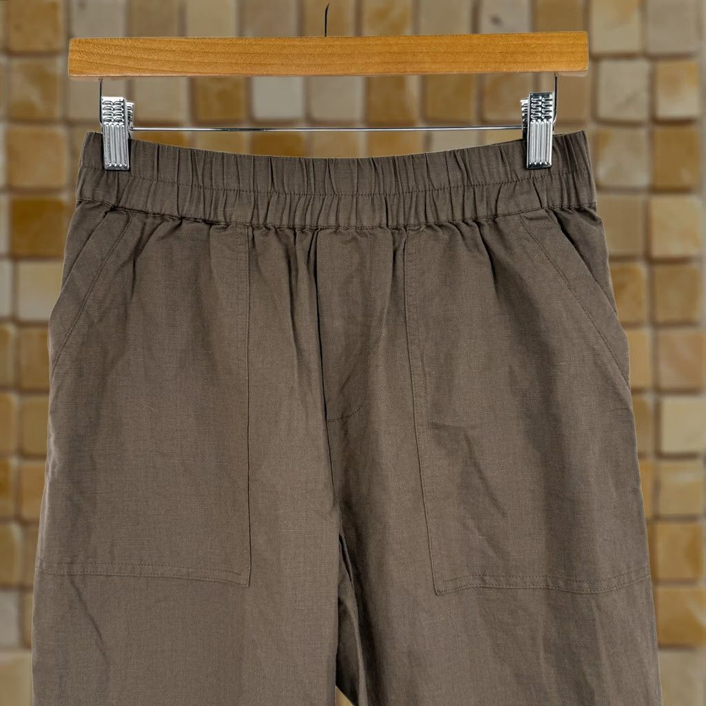 Vintage Pact Pants Brown Organic Cotton Hemp Pull On Straight Leg Womens Small Casual Size 28" / US 6 / IT 42 - 1 Thumbnail