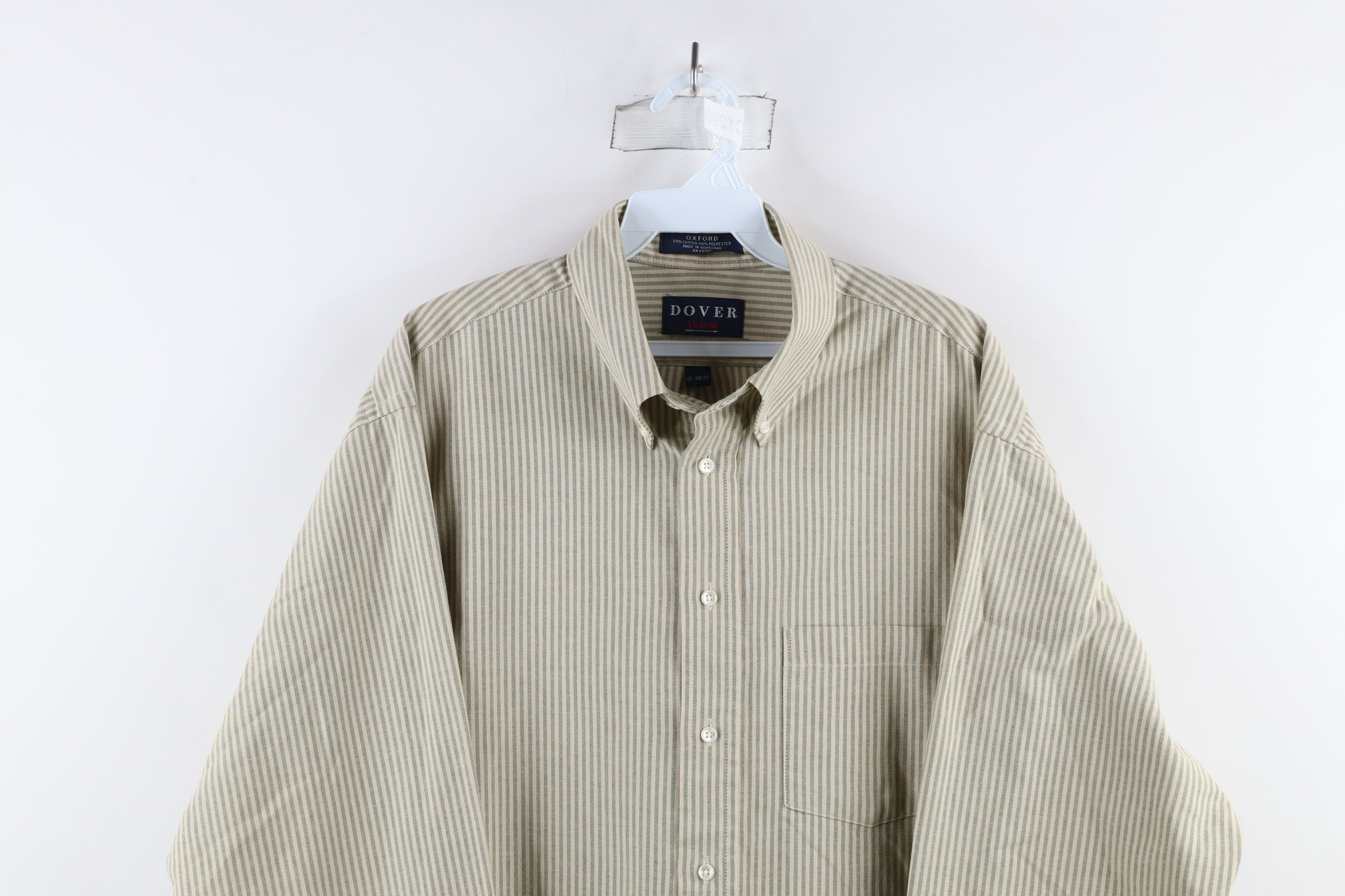Vintage Vintage 90s Streetwear Oxford Collared Button Down Shirt Size US M / EU 48-50 / 2 - 2 Thumbnail