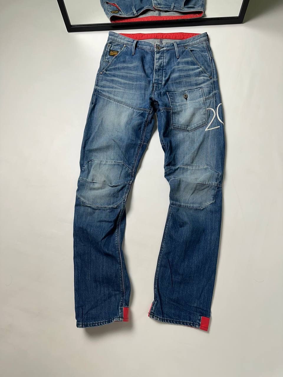 G-Star 🔥Rare Vintage G Star Raw 20 Cargo Washed 90s Y2K Jeans Size US 32 / EU 48 - 7 Thumbnail