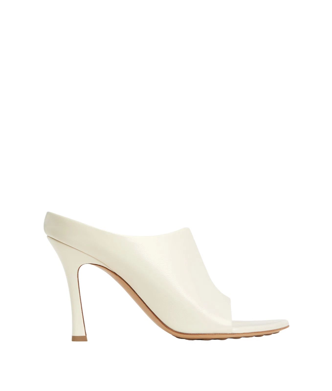 Bottega Veneta Rana $1100 Sea Salt 90mm Mules New