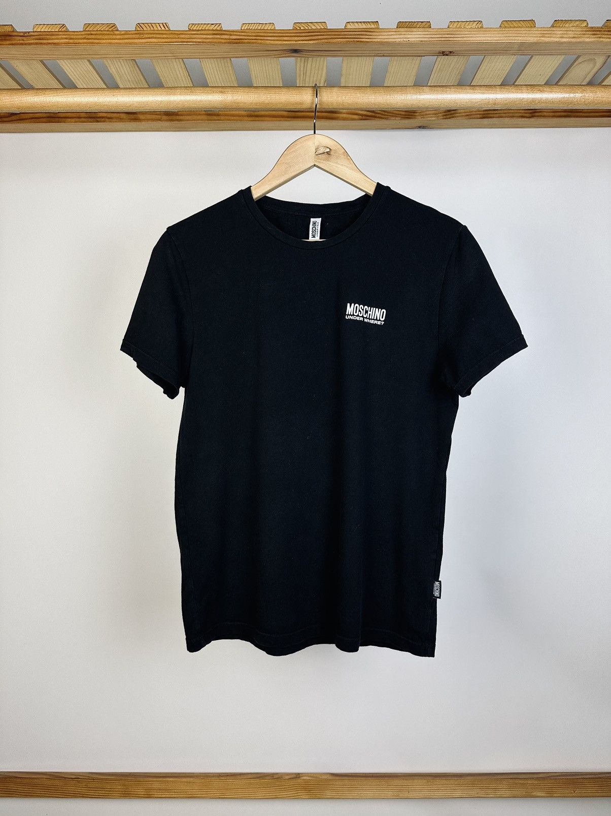 Moschino Moschino Under Where T-Shirt Small Logo Size US S / EU 44-46 / 1 - 1 Thumbnail