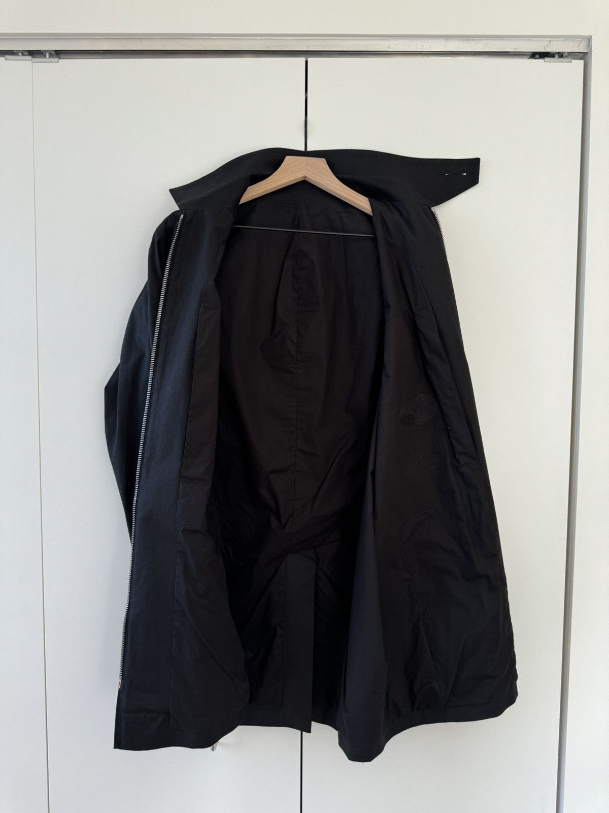 Rick Owens Long Brother / Brad Trench Coat SS17 Walrus 52 Size US XL / EU 56 / 4 - 11 Thumbnail