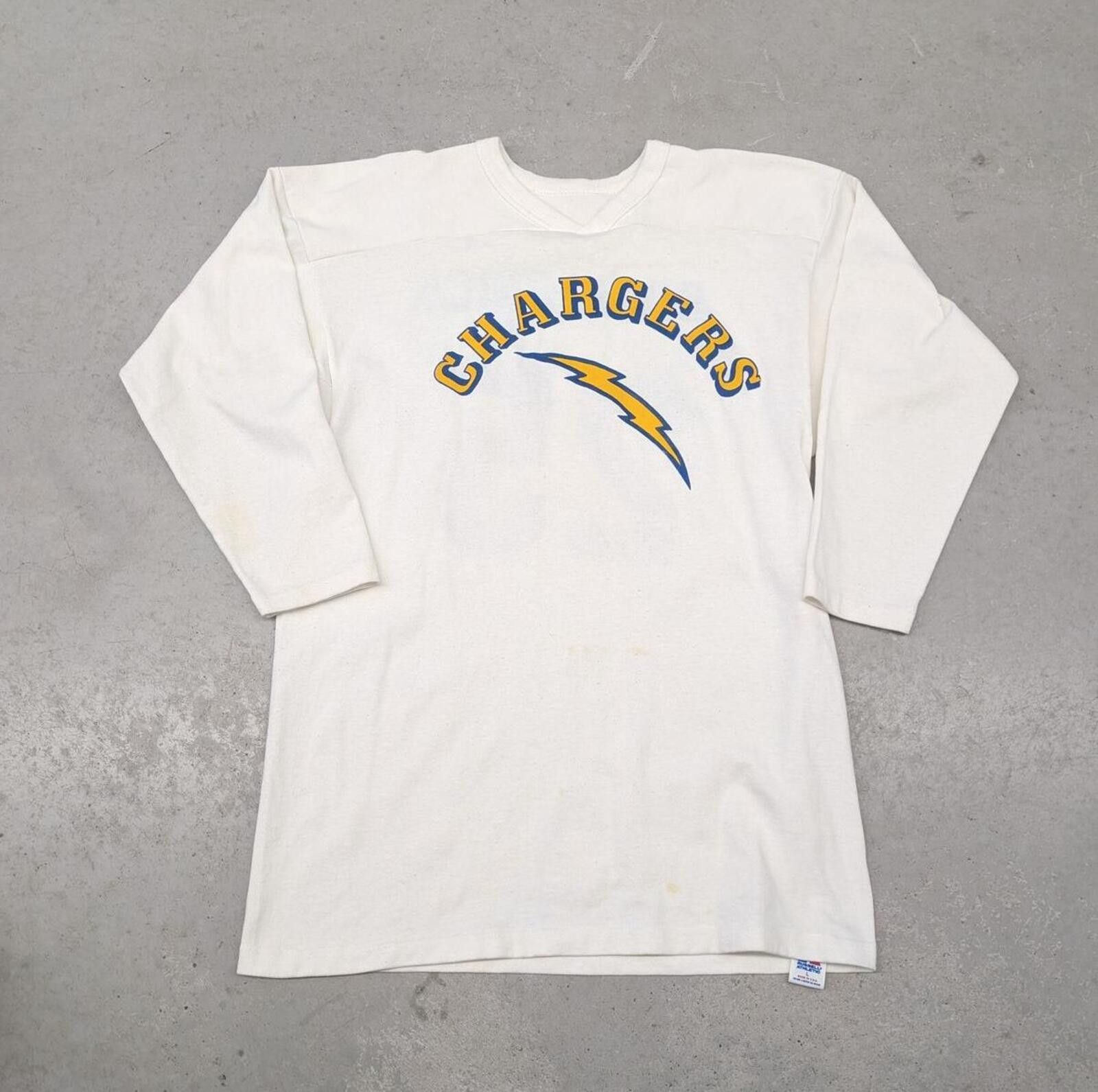 Russell Athletic Vintage 80s San Diego Chargers Russel Athletic USA Jersey Size US L / EU 52-54 / 3 - 1 Thumbnail