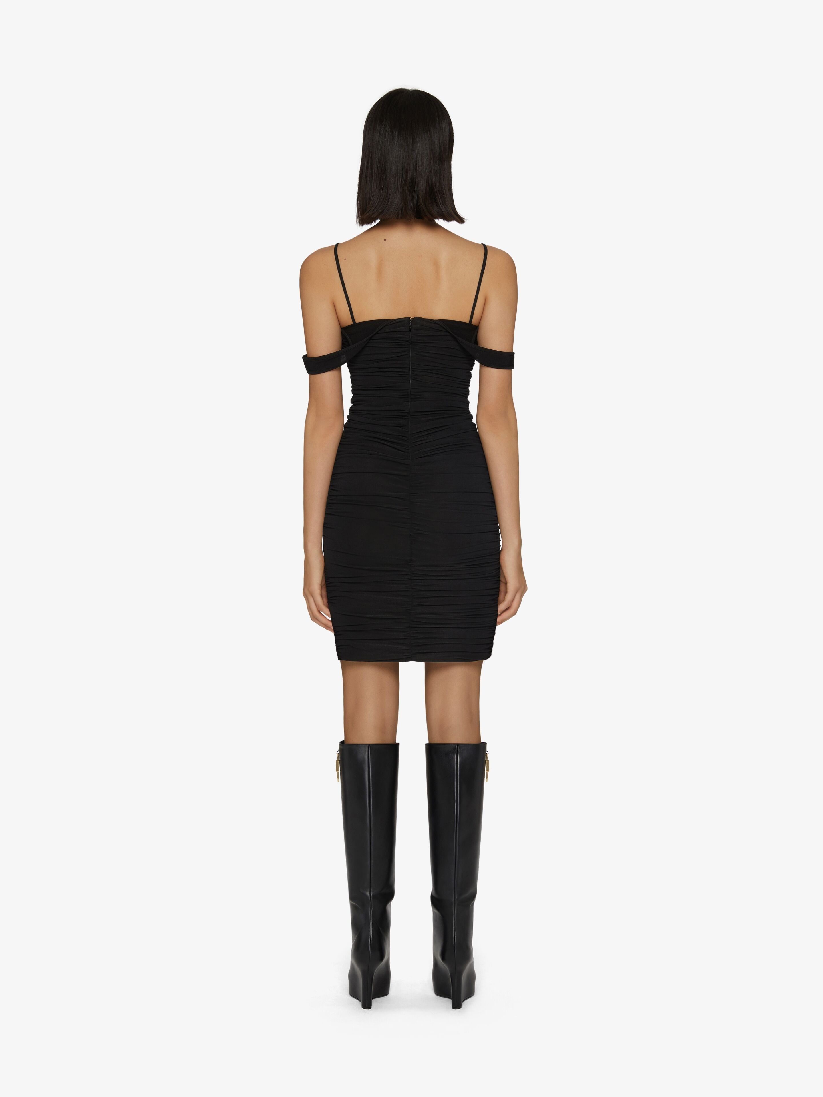 Givenchy o1y0925 Sleeveless Mini Dress in Black Size M / US 6-8 / IT 42-44 - 4 Thumbnail