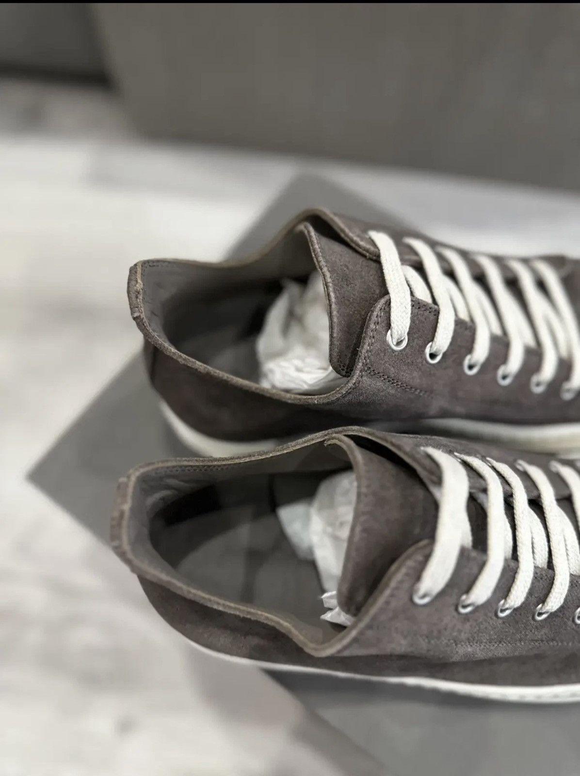 Rick Owens RICK OWENS RAMONE SNEAKER DUST Size US 8 / EU 41 - 3 Thumbnail