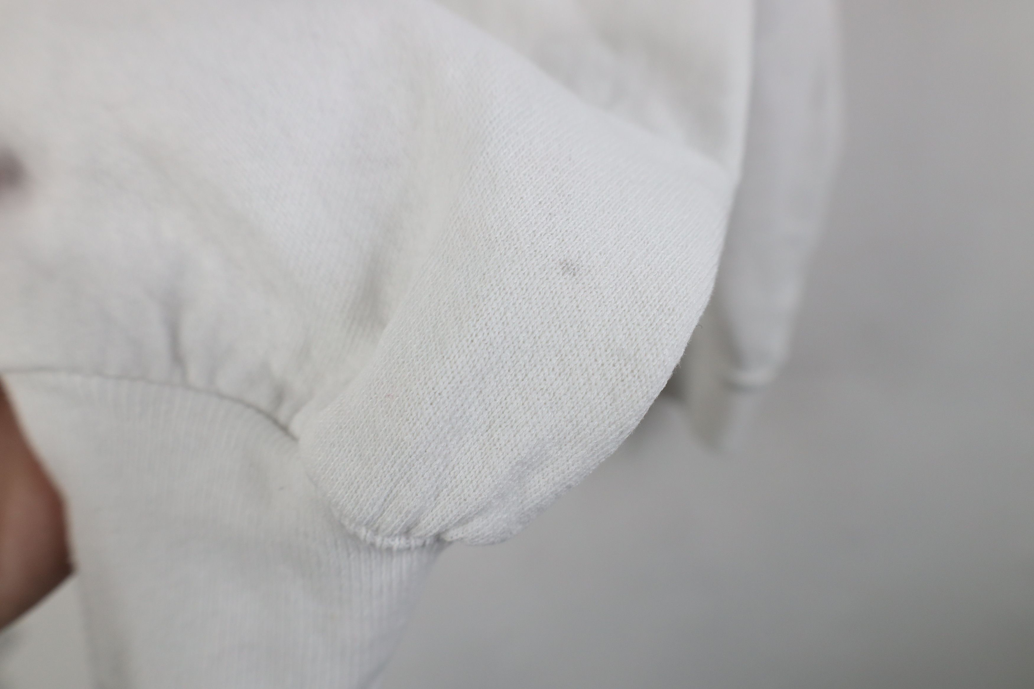 Vintage Vintage 90s Streetwear Blank Crewneck Sweatshirt White USA Size XL / US 12-14 / IT 48-50 - 10 Thumbnail