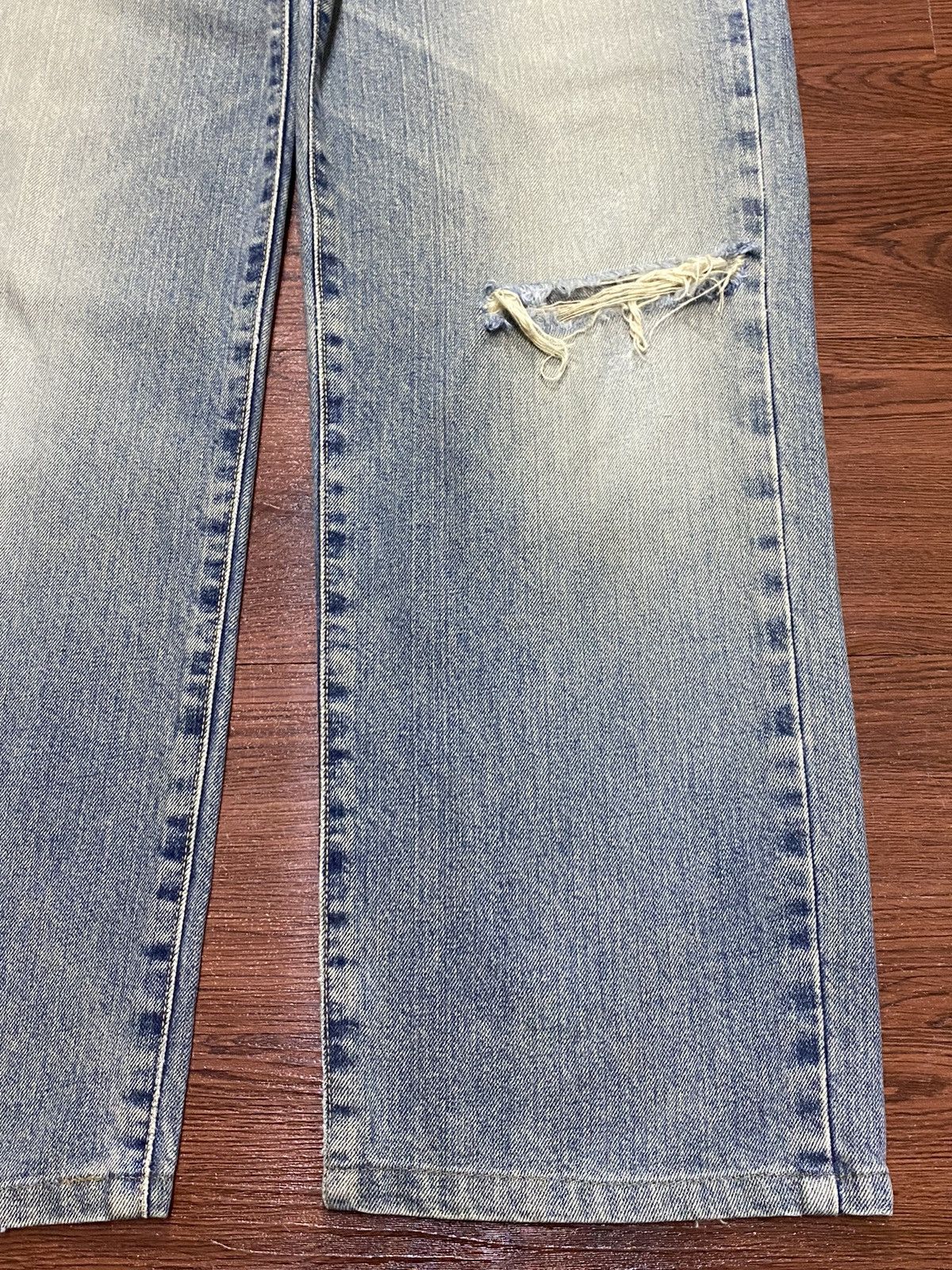 Edwin Vintage Edwin US Classic Faded Wash Distressed Loose Jeans Size US 32 / EU 48 - 8 Thumbnail