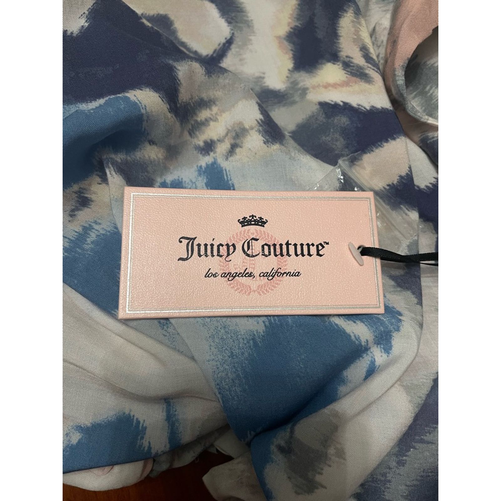 Juicy Couture Juicy Couture Floral Blouse V-Neckline 3/4 Sleeve Pink M NWT Size M / US 6-8 / IT 42-44 - 7 Thumbnail