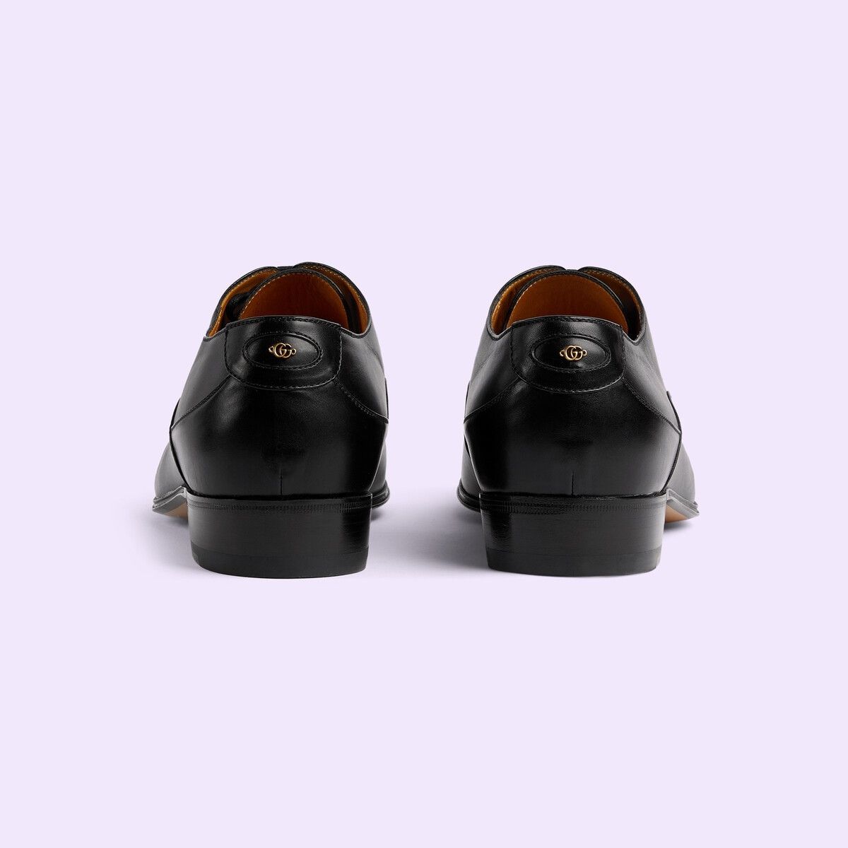 Gucci o1s1wg110125 Lace-Up Shoes With Double G in Black Size US 12.5 / EU 45-46 - 4 Thumbnail