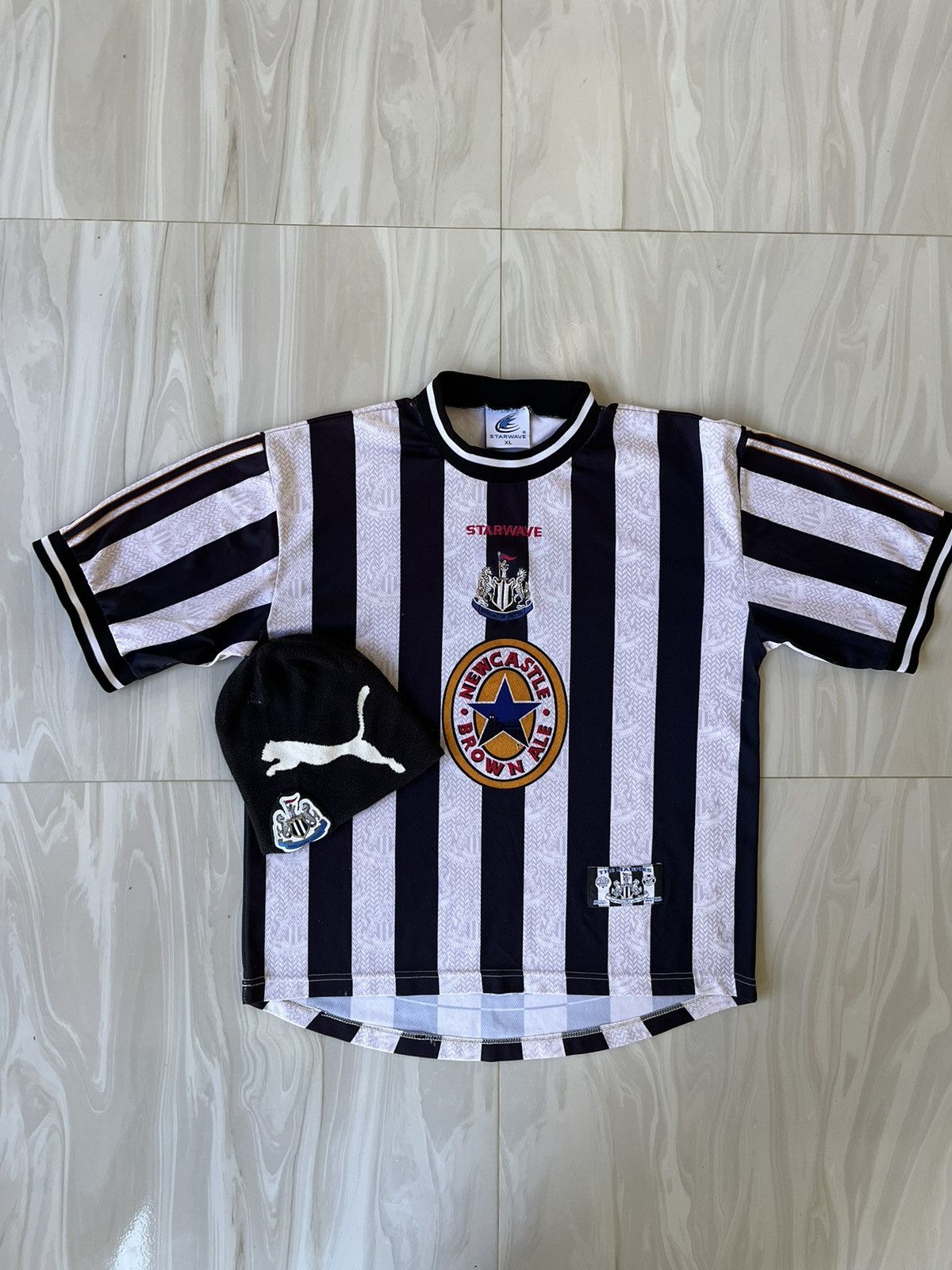 Vintage For both Vintage Newcastle jersey thaiold 90s & Beanie Size US XL / EU 56 / 4 - 2 Thumbnail