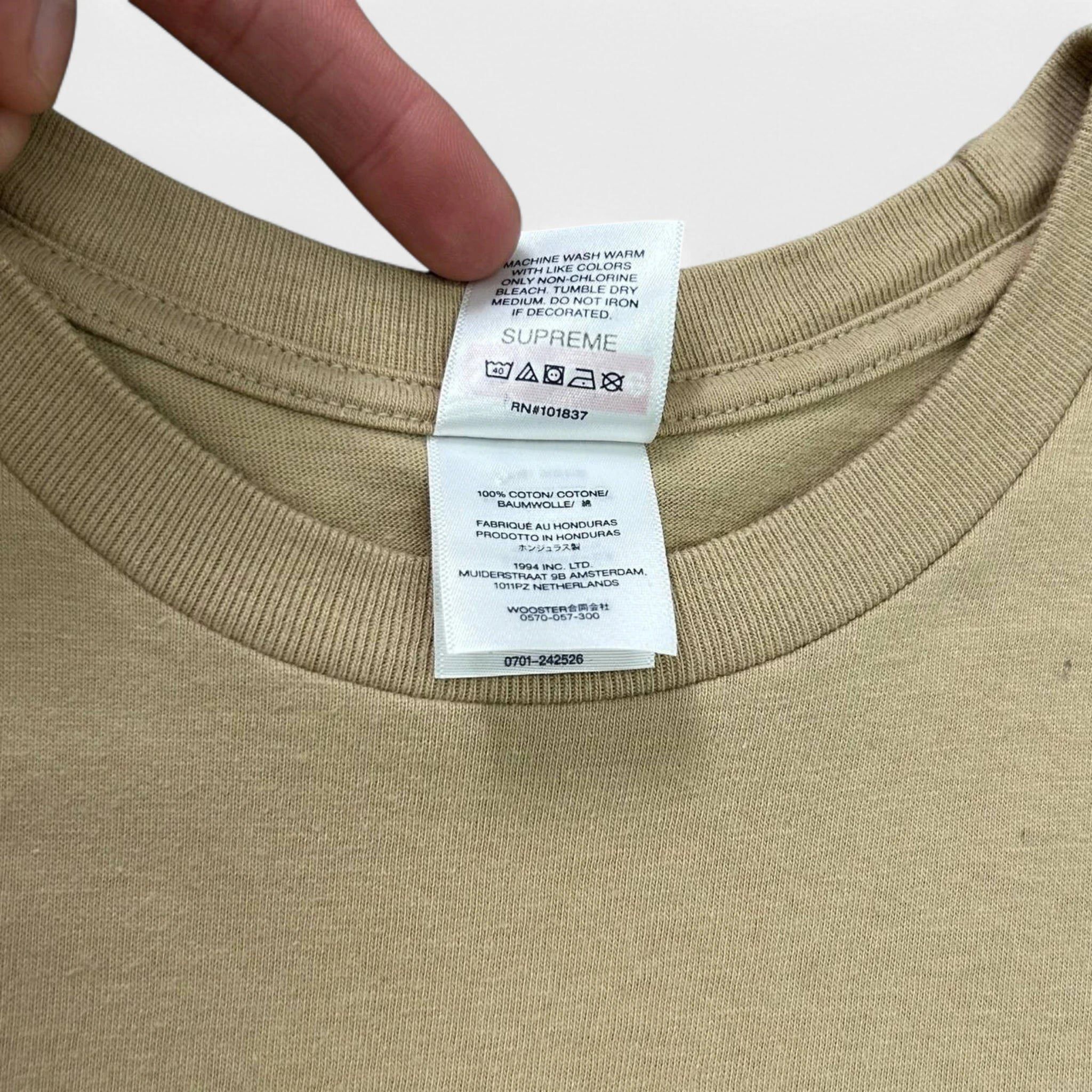 Supreme Supreme SS25 Receiver Tee Khaki Size US M / EU 48-50 / 2 - 4 Thumbnail