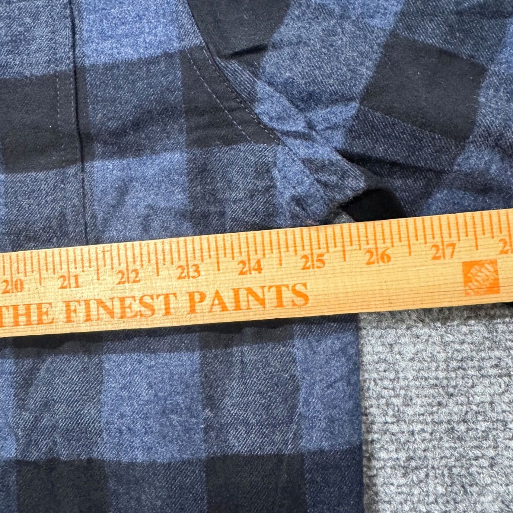 Weatherproof Weatherproof Vintage NWT Flannel Button Up 100% Cotton Blue Plaid Men 2XL Big & Tall Montana? Size 48R - 5 Thumbnail