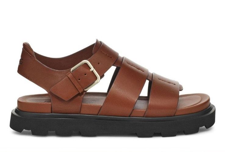 Ugg UGG Capitelle Strap Leather Sandals Women’s Buckle Comfort Size US 10 / IT 40 - 6 Thumbnail