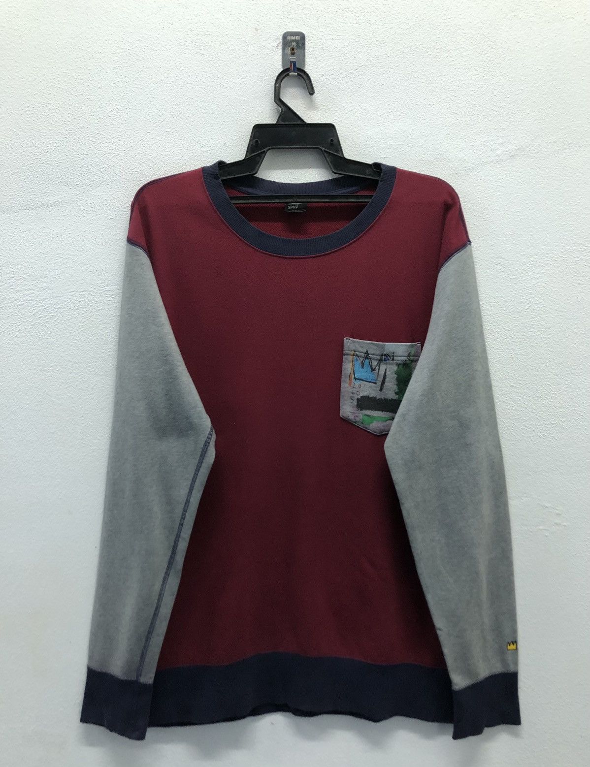 Jean-Michel Basquiat × Uniqlo × Vintage Vintage Uniqlo SPRZNY Jean-Michel Basquiat Sweatshirt Size US XL / EU 56 / 4 - 1 Thumbnail