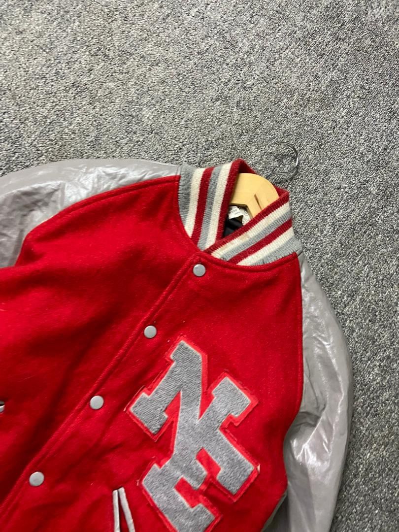 Japanese Brand HOWE Athletic Varsity Jacket with Leather Sleeves (190) Size US M / EU 48-50 / 2 - 6 Thumbnail