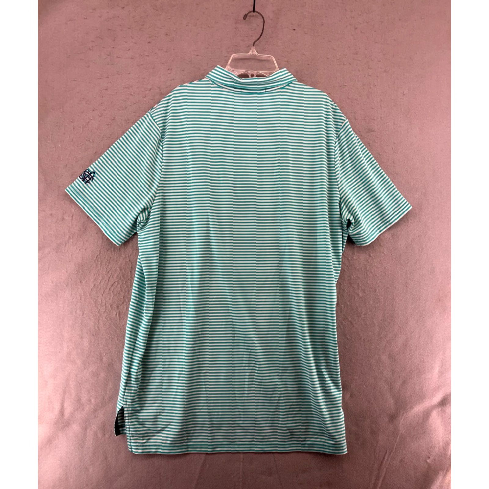 Ralph Lauren Ralph Lauren RLX Polo Mens Large Striped Green and White Polo Size US L / EU 52-54 / 3 - 5 Thumbnail