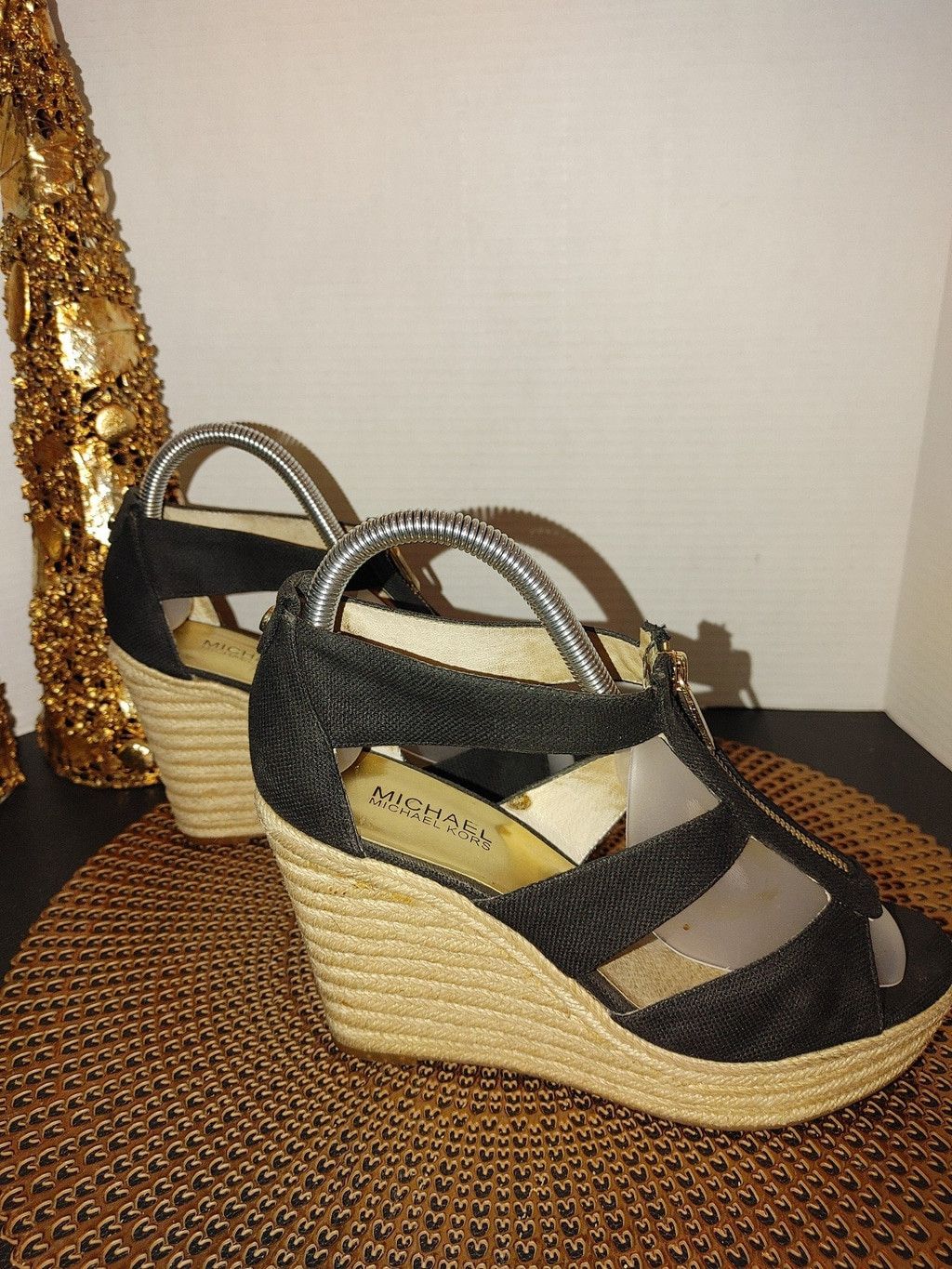 Michael Kors Michael Kors Berkley Wedge Sandals Size 8 Size US 8 / IT 38 - 1 Thumbnail