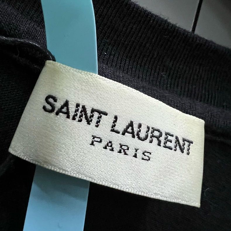 Yves Saint Laurent Saint LaurentBlack short sleeves with round neck short slee Size US M / EU 48-50 / 2 - 3 Thumbnail