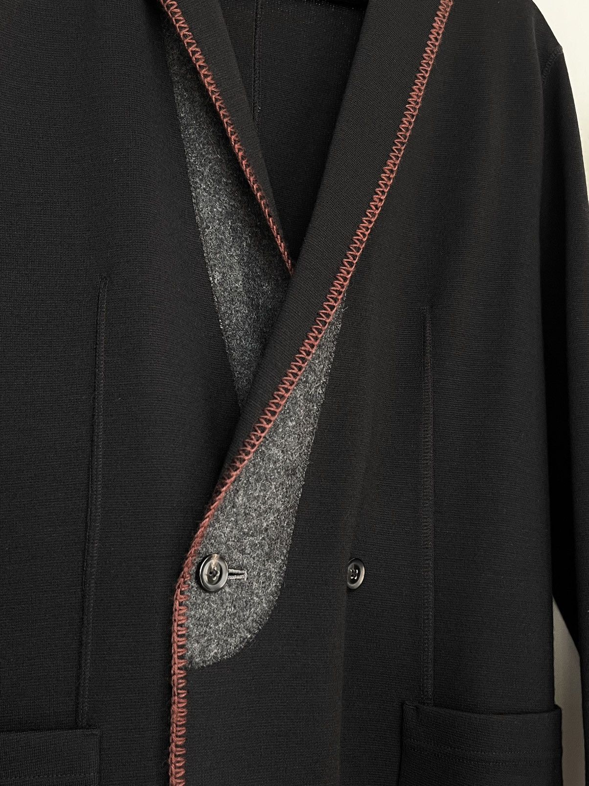 Kolor Kolor by Junichi Abe AW15 runway wool double breasted blazer Size 52R - 4 Thumbnail