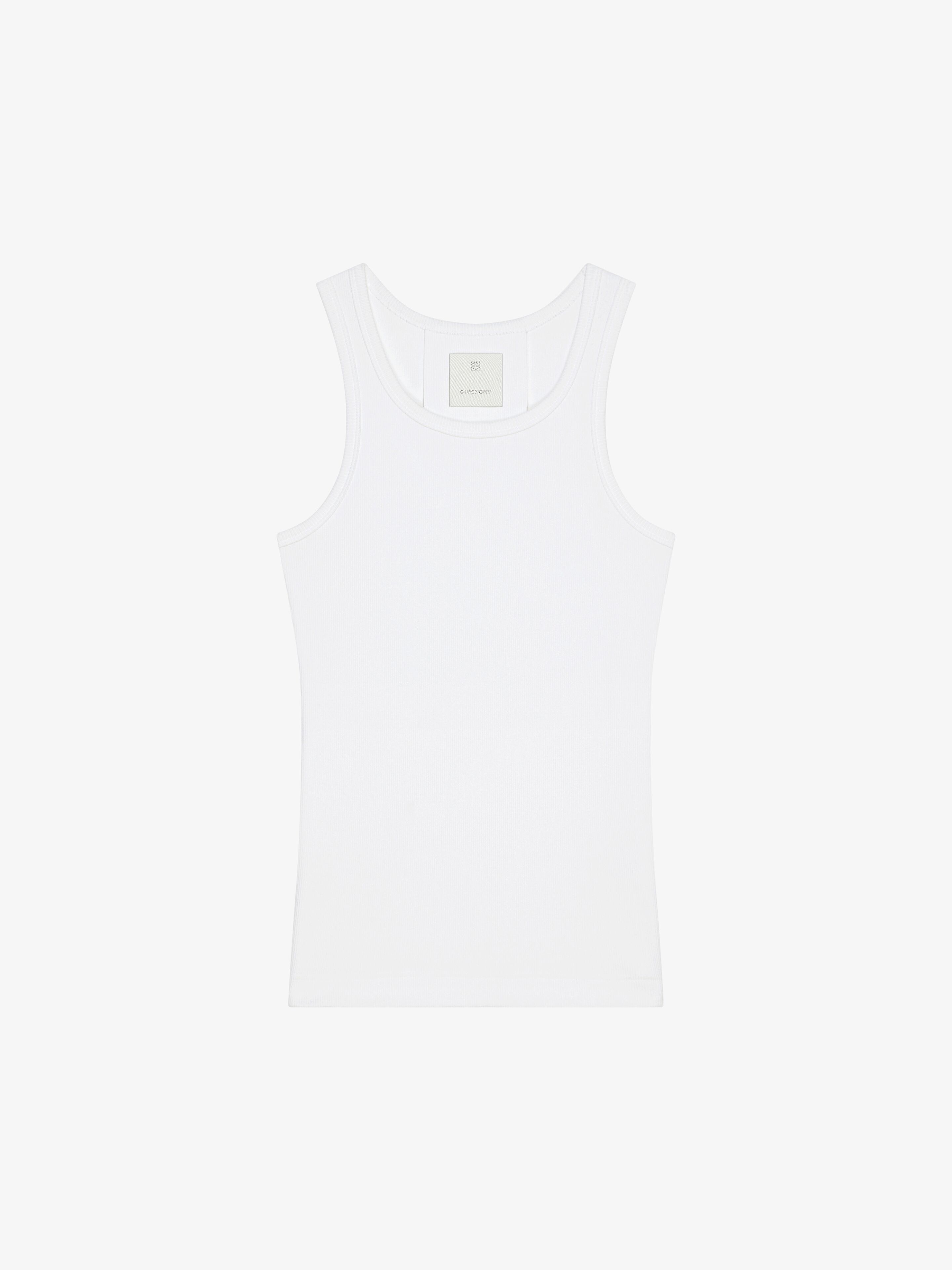 Givenchy o1w1db10925 XSlim Tank Top Sleeveless in White Size US M / EU 48-50 / 2 - 1 Thumbnail