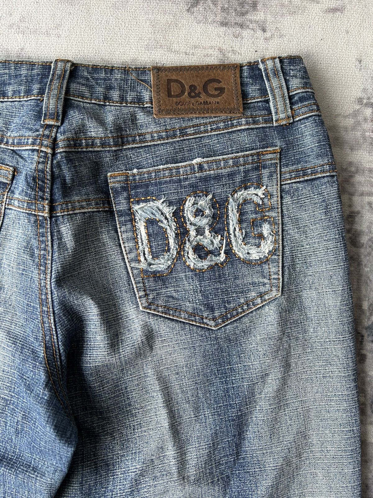 Dolce & Gabbana Dolce & Gabbana D&G EMBROIDERY Jeans Size US 31 - 12 Thumbnail