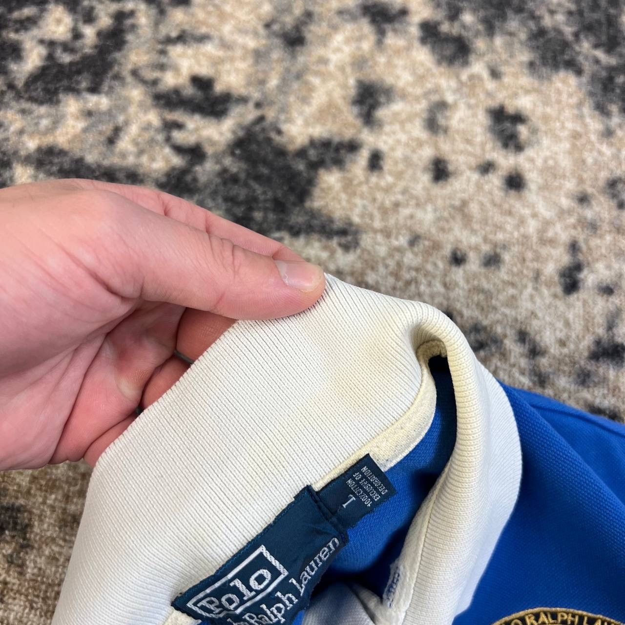 Polo Ralph Lauren Polo Ralph Lauren Luxury Big Logo Rare Rugby Polo T-Shirt Size US L / EU 52-54 / 3 - 8 Thumbnail