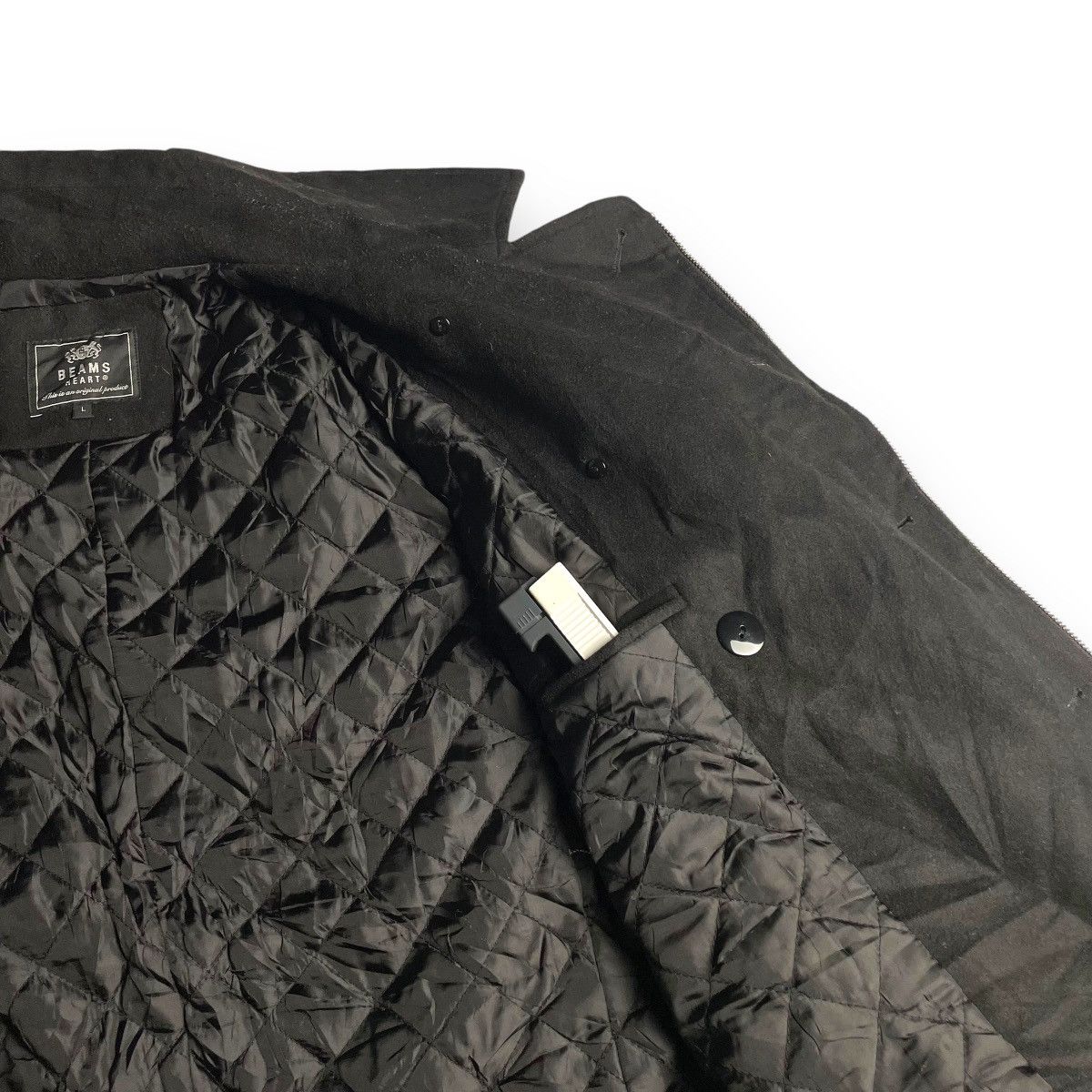 Beams Plus 🇯🇵 BEAMS PLUS WOOL PEA COAT Size US L / EU 52-54 / 3 - 11 Thumbnail