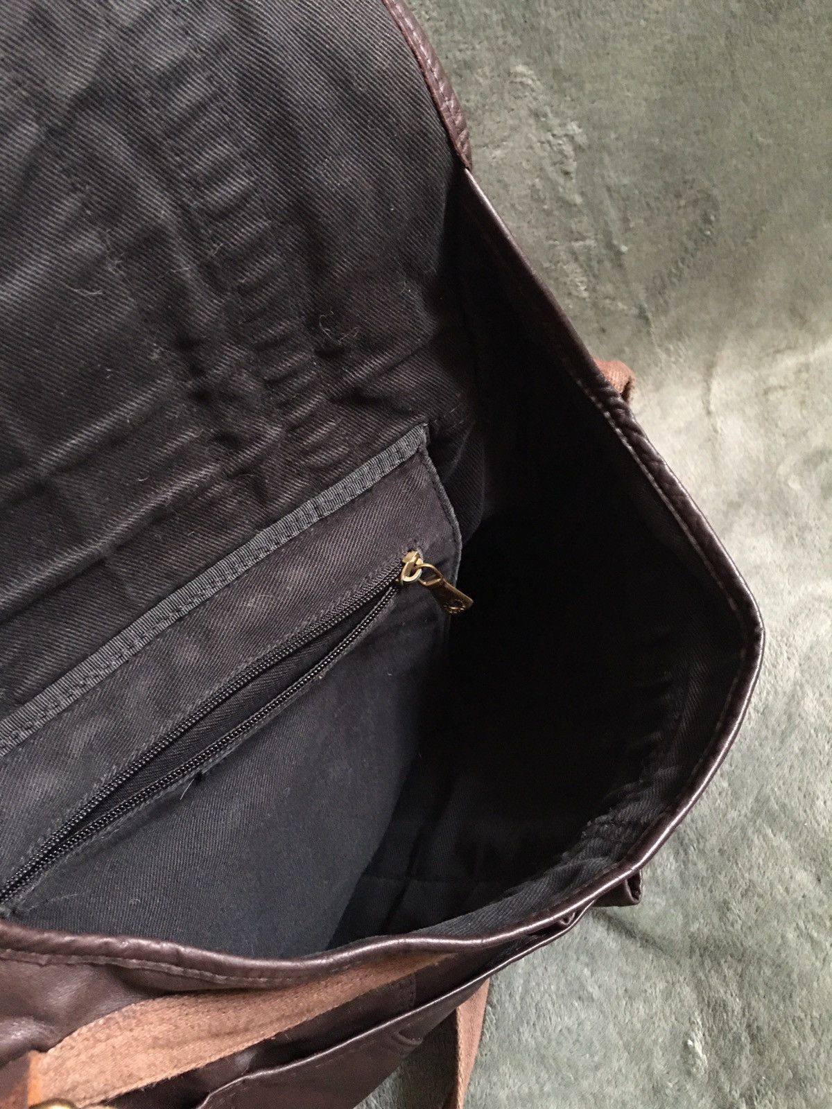 Dolce & Gabbana Dolce & Gabbana Leather Brown DG Logo Messenger Bag Size ONE SIZE - 9 Thumbnail