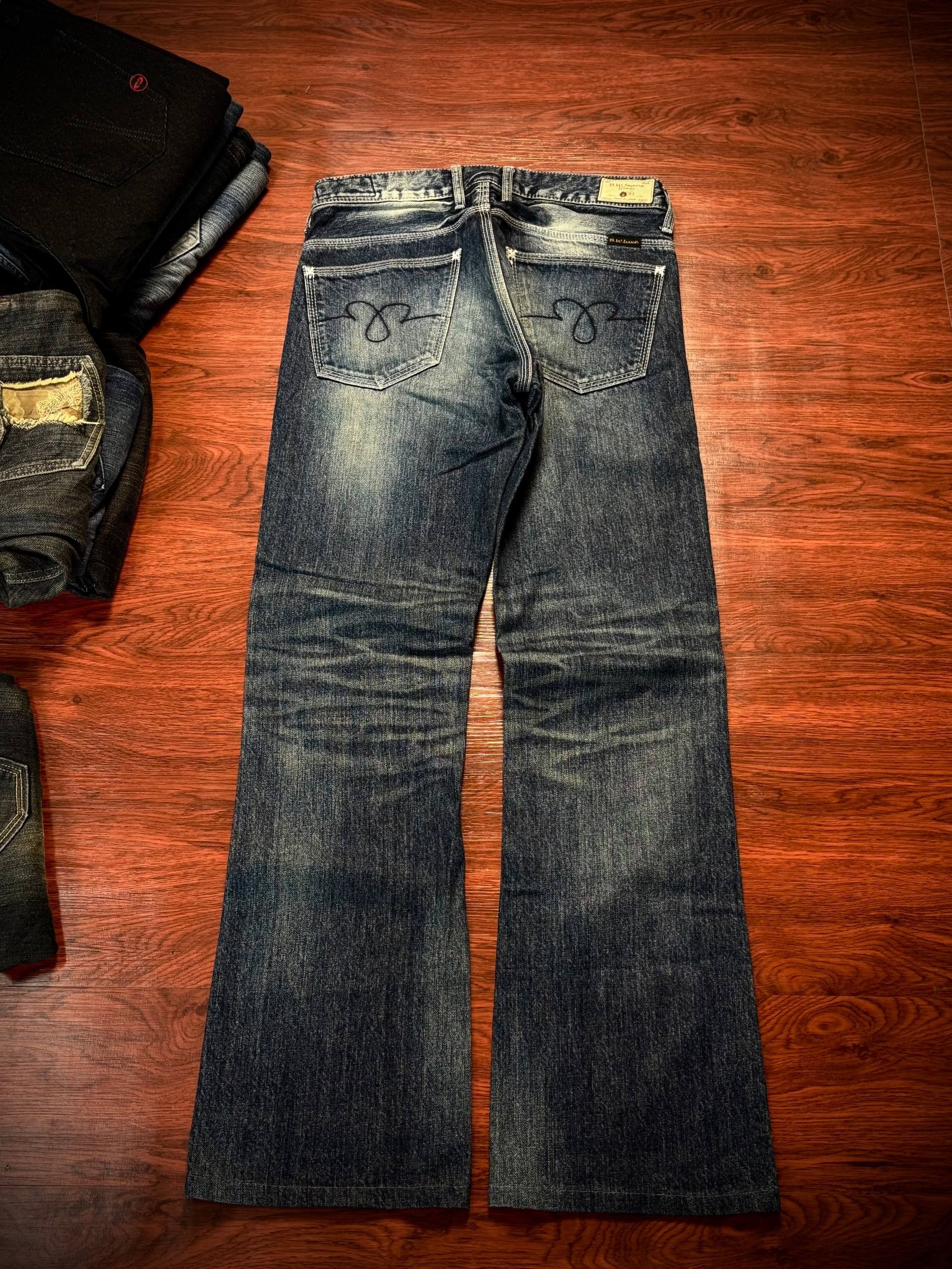 Kapital Vintage Nippon Blue Way Flare Kapital Style Jean Denim Pants Size US 30 / EU 46 - 3 Thumbnail