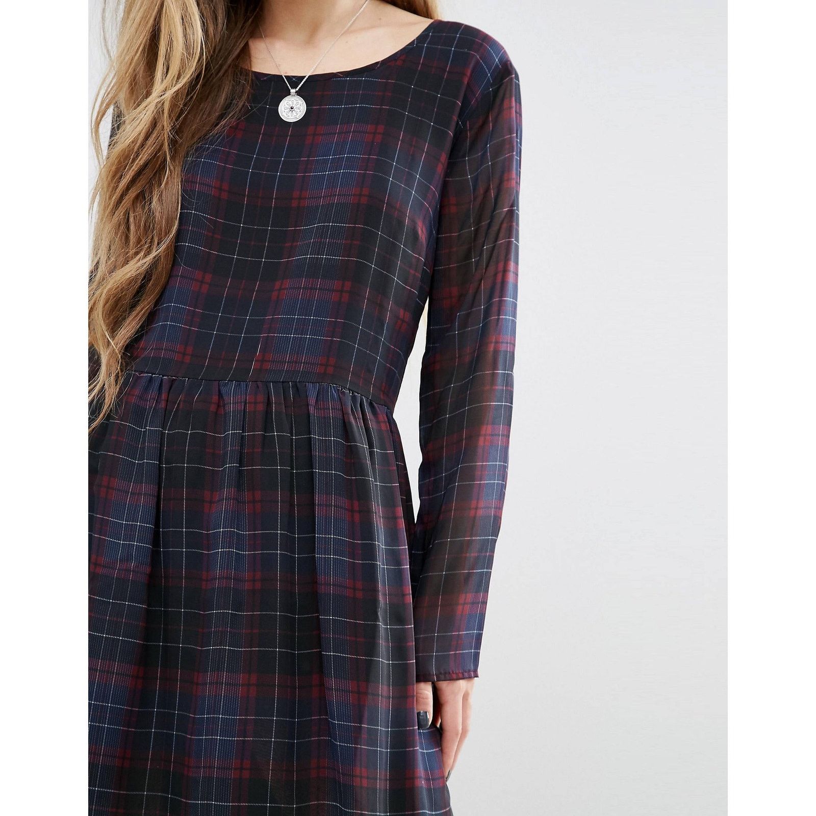 Pepe Jeans Pepe Jeans | Bloom Retro Tartan Plaid Babydall Dress Size L / US 10 / IT 46 - 10 Thumbnail