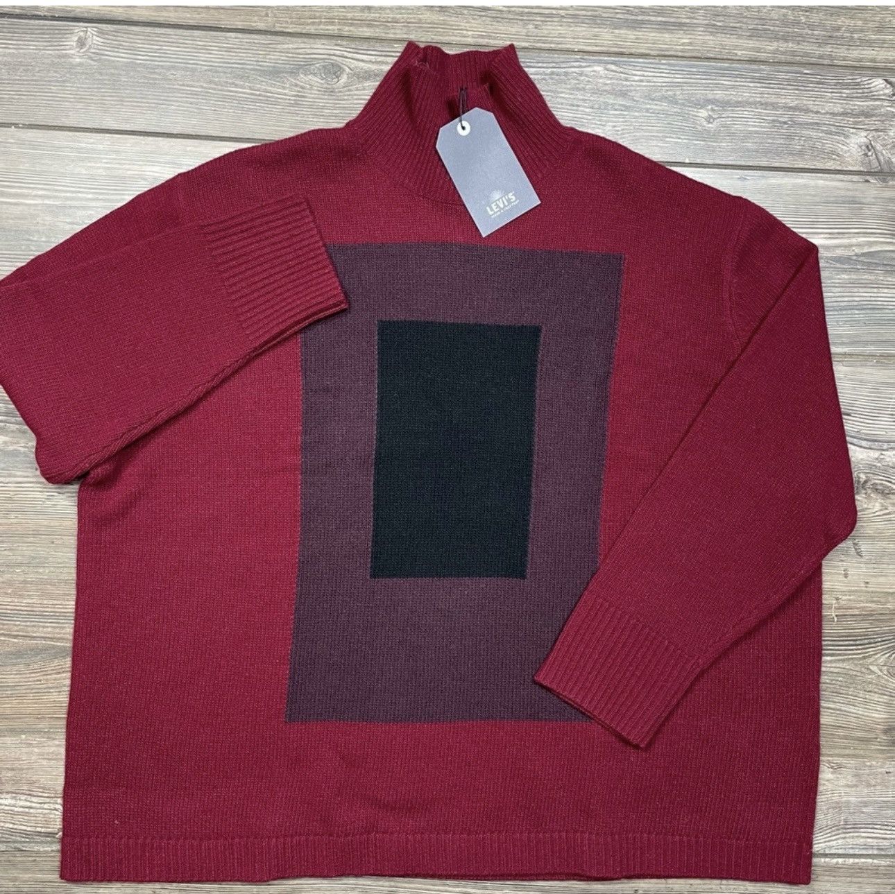 Levi's × Levi's Made & Crafted × Levi's Vintage Clothing LEVI'S MADE & CRAFTED FLARED SWEATER OVERSIZED TURTLE NECK Size US L / EU 52-54 / 3 - 4 Thumbnail