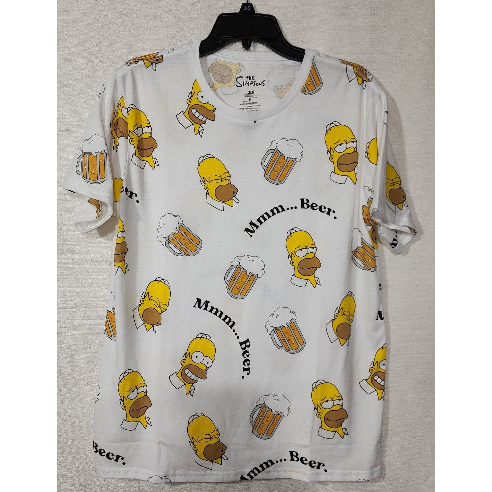 The Simpsons Homer Simpsons ''Mmm...Beer'' men's medium NWT Size US M / EU 48-50 / 2 - 1 Thumbnail