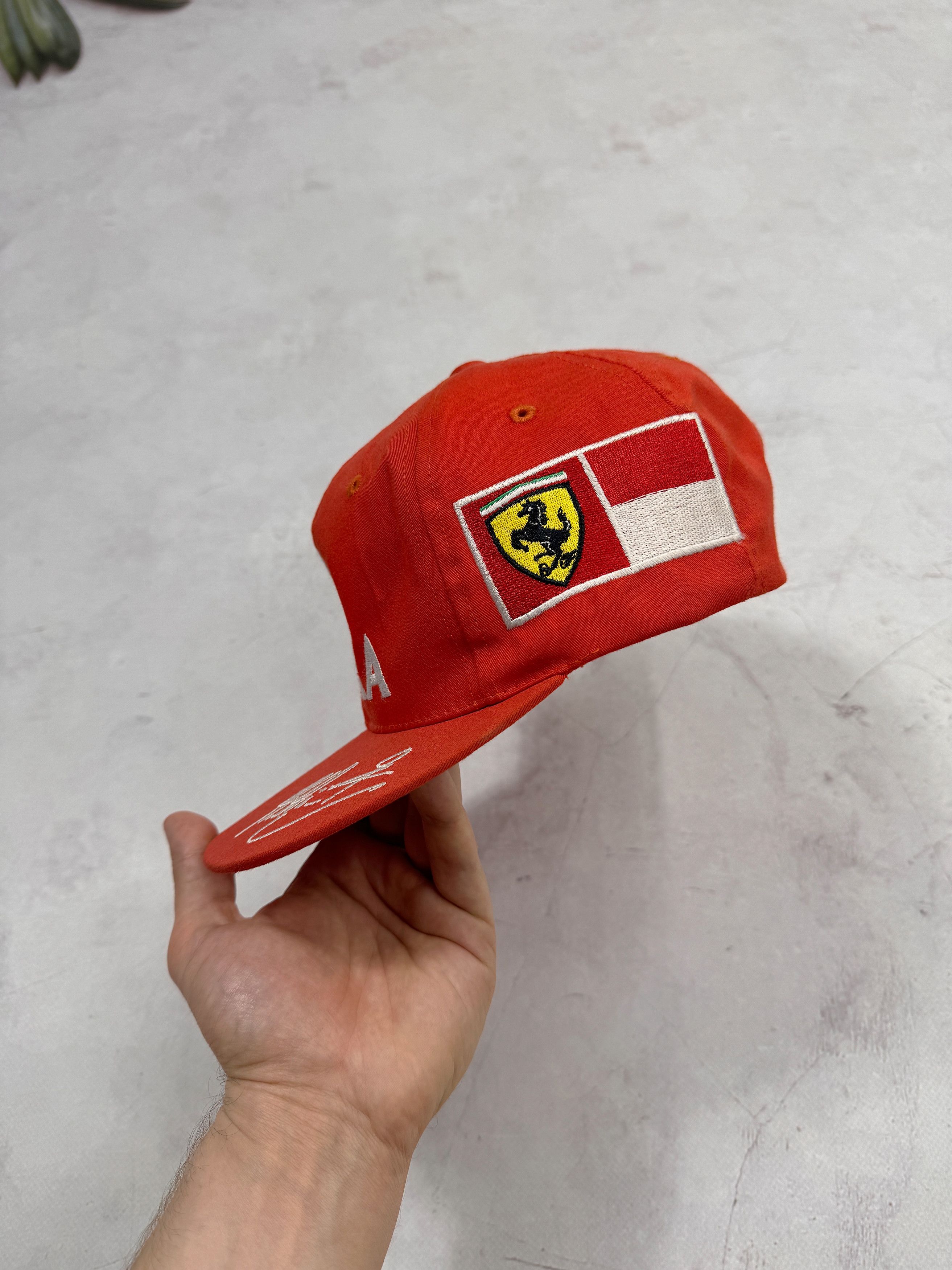 Ferrari × Formula 1 Vintage Ferrari Baseball Cap Michael Schumacher Signature Size ONE SIZE - 10 Thumbnail