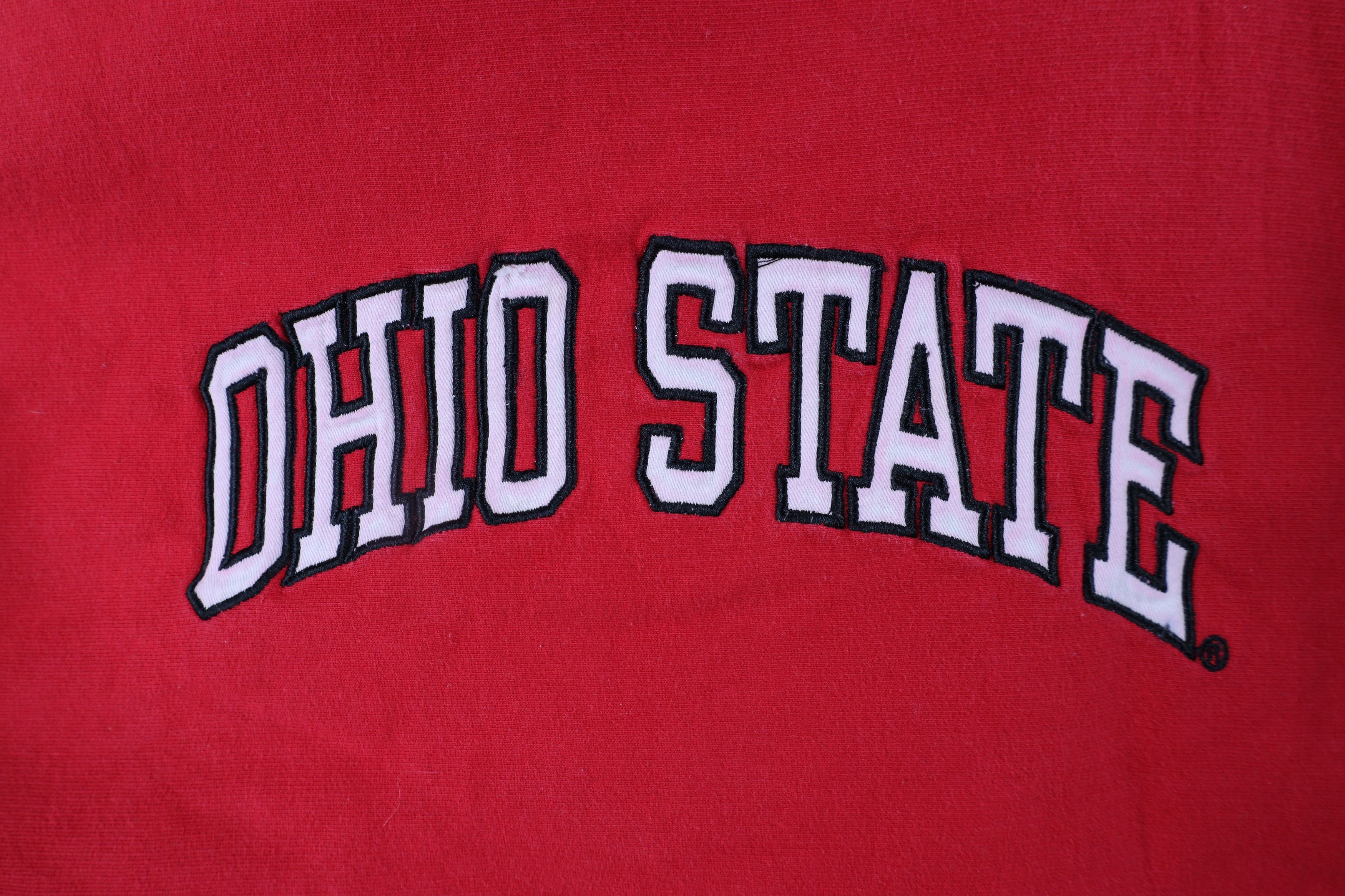 Vintage Vintage 90s Heavyweight Ohio State University Sweatshirt Red Size US S / EU 44-46 / 1 - 4 Thumbnail