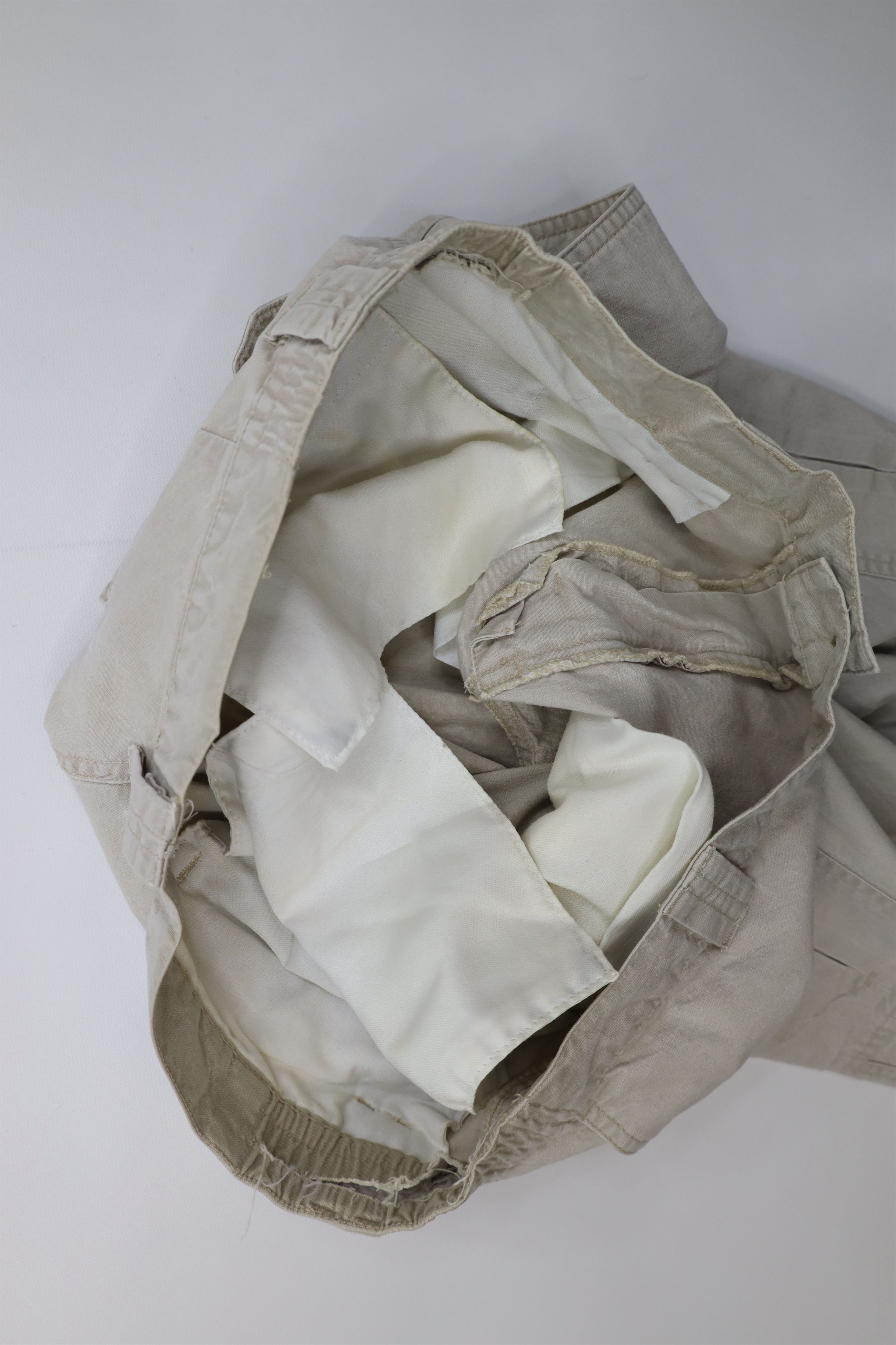 L.L. Bean Vintage 90s LL Bean Tropic Weight Wide Leg Cargo Pants Size US 33 - 8 Thumbnail