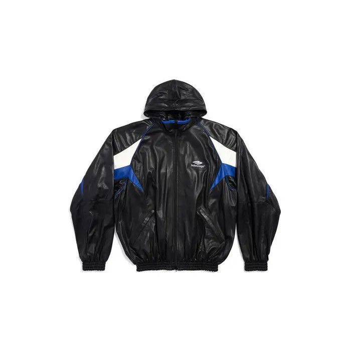 Balenciaga o1srvl11e0226 3B Sports Icon Tracksuit Jacket in Black Size US XXL / EU 58 / 5 - 1 Thumbnail