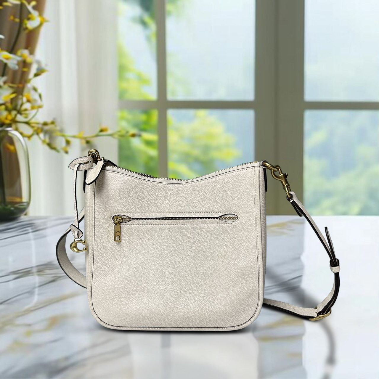 Coach Coach Polished Pebble Leather Crossbody Bag C8483 Size ONE SIZE - 2 Thumbnail