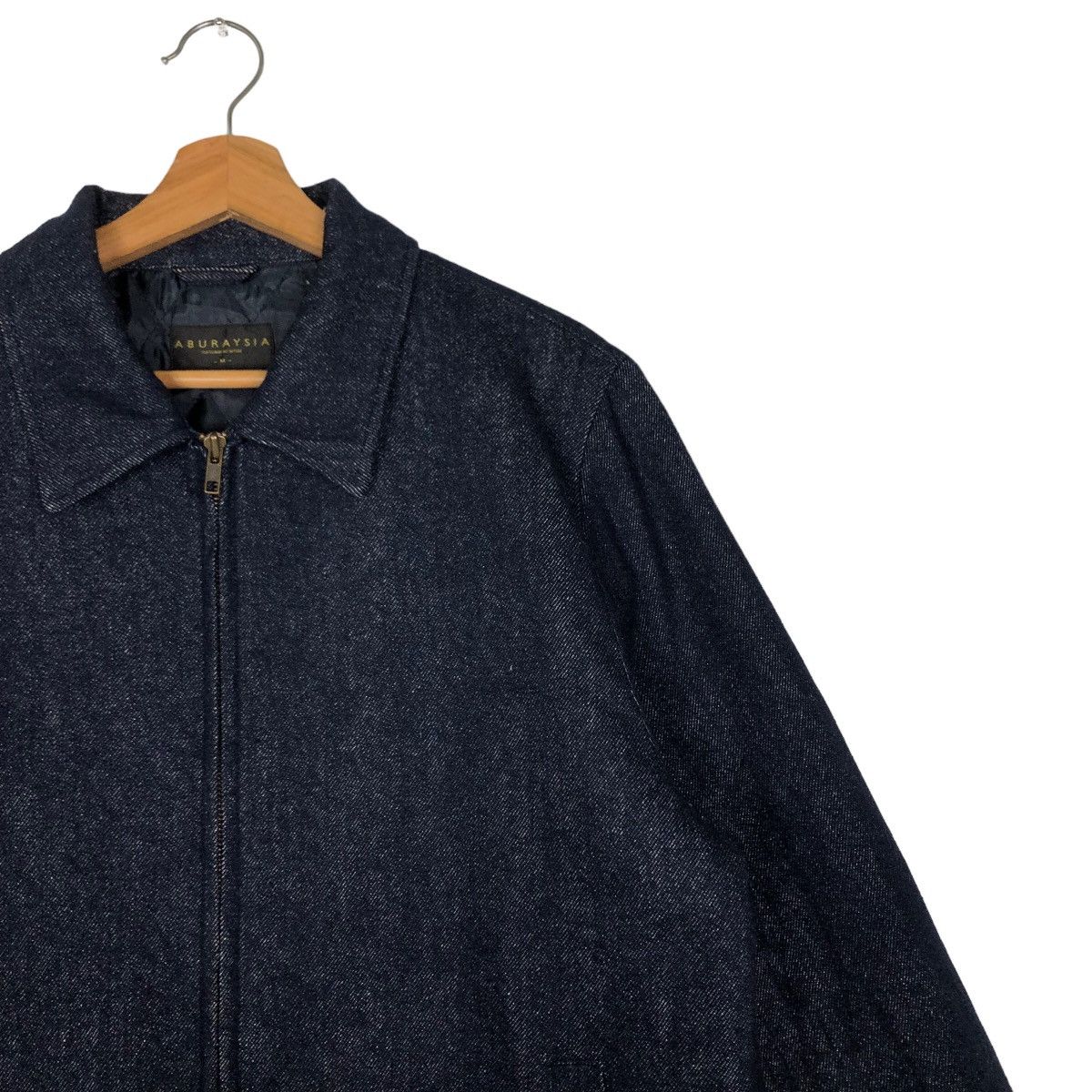 Japanese Brand 🔥90’s Vintage Denim Biker Jacket Aburaysia Issey Miyake Size US M / EU 48-50 / 2 - 6 Thumbnail