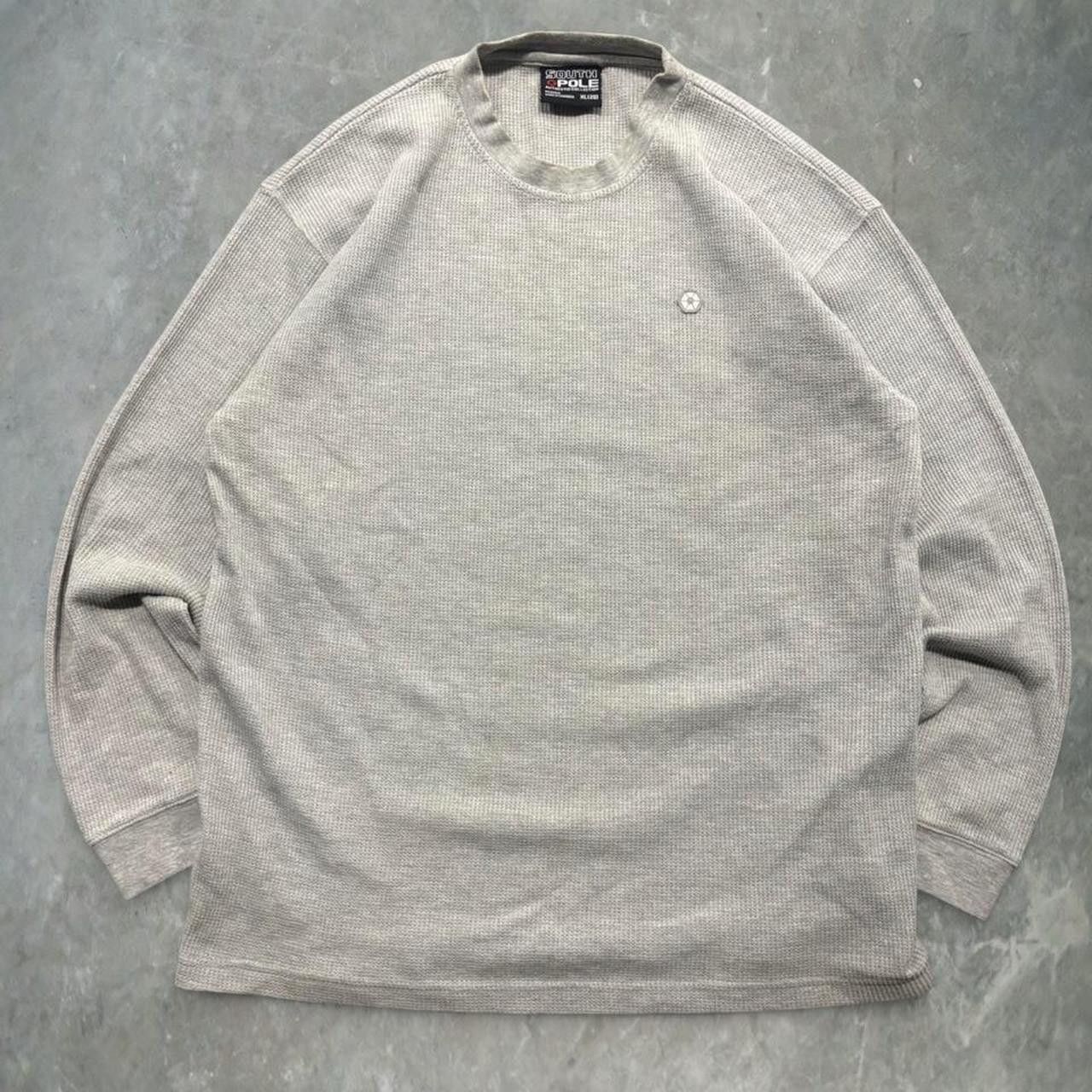 Southpole Crazy Vintage Y2K/2000s SouthPole Grey Thermal Long Sleeve Shirt! Size US XL / EU 56 / 4 - 1 Thumbnail